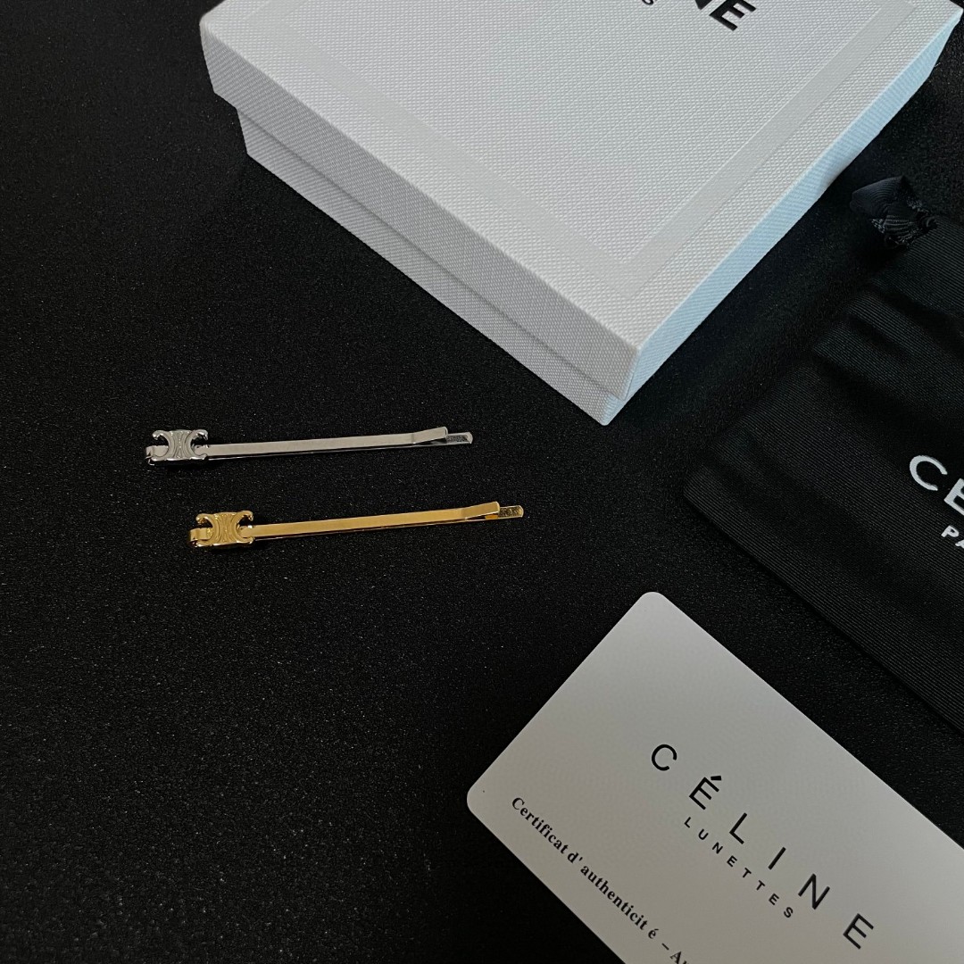 Bold Celine Hair Clips: Fashionable Set for Simple Style at ¥138 - 图片 5