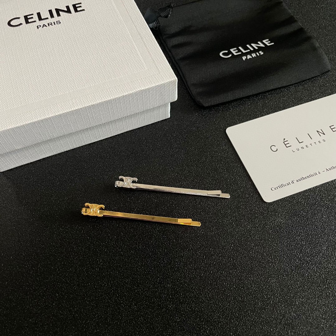 Bold Celine Hair Clips: Fashionable Set for Simple Style at ¥138 - 图片 6