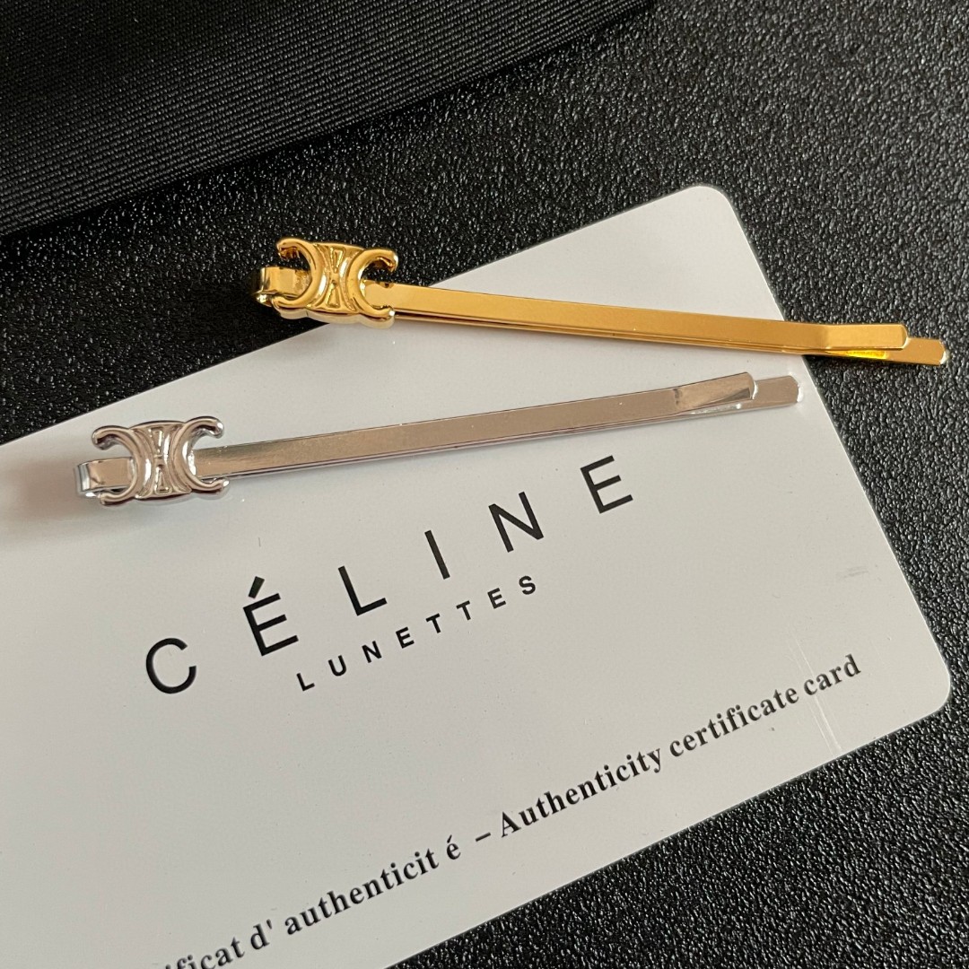 Bold Celine Hair Clips: Fashionable Set for Simple Style at ¥138 - 图片 9