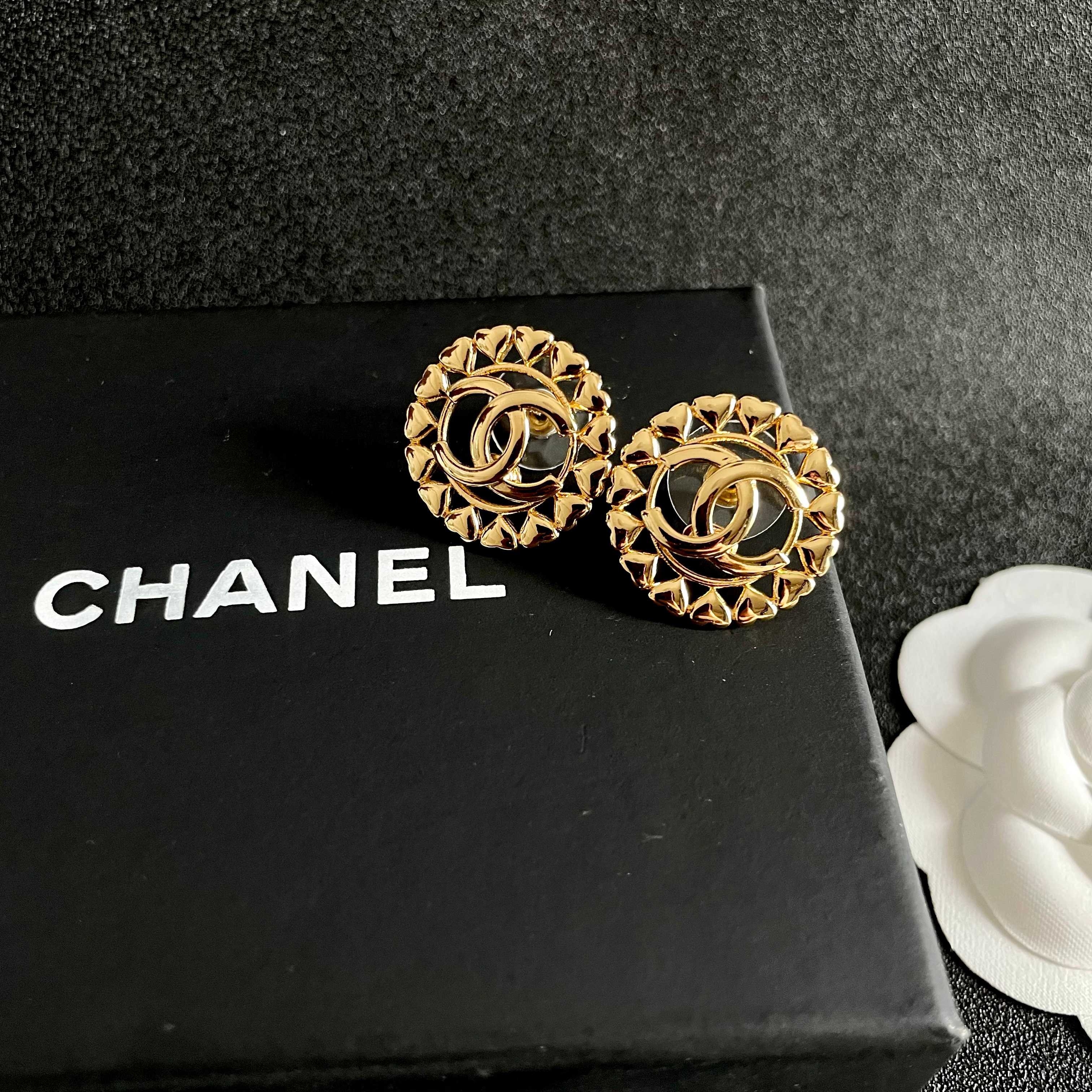 👑Dior 迪奥 中古 耳环 专柜一致上新 精选原版一致 黄铜材质 甜美气质高