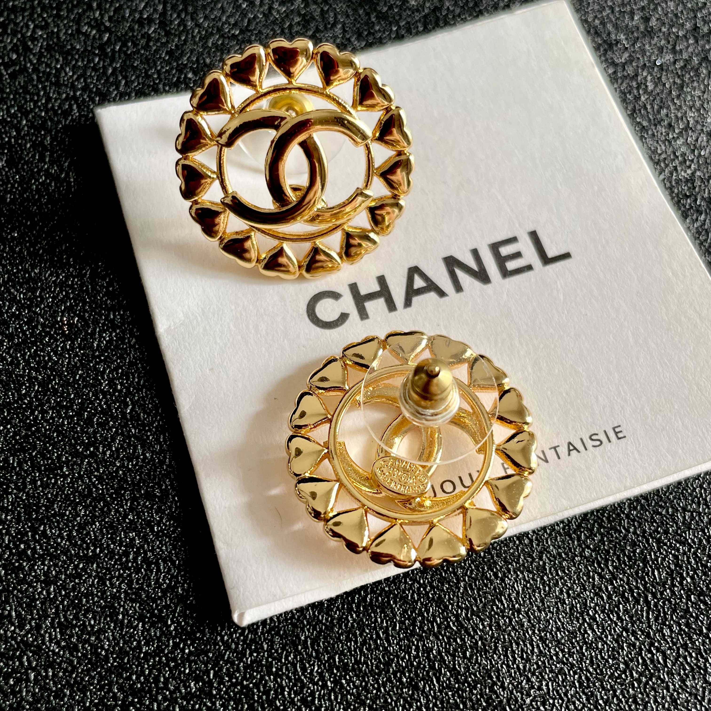 👑Dior 迪奥 中古 耳环 专柜一致上新 精选原版一致 黄铜材质 甜美气质高