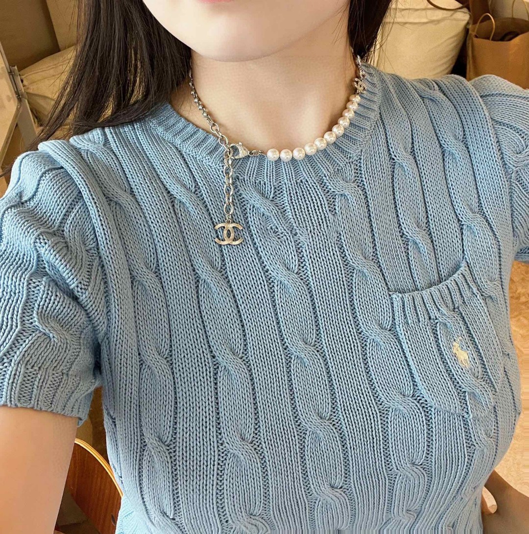 💘【小香半钻半珠choker项链】代购购入Z 7988，现huo现huo！炸裂好看！这期的神仙单品！抢都