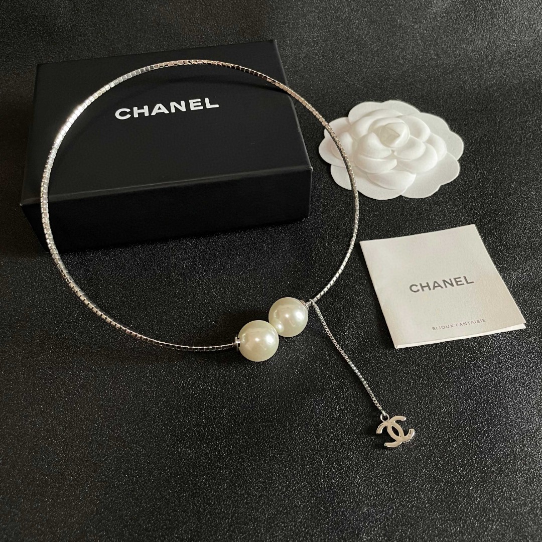  Chanel香奈儿 中古 双C项链👀小香家的款式真心无需多介绍😘🎶每一款都超好看，精致大方，非常显气质