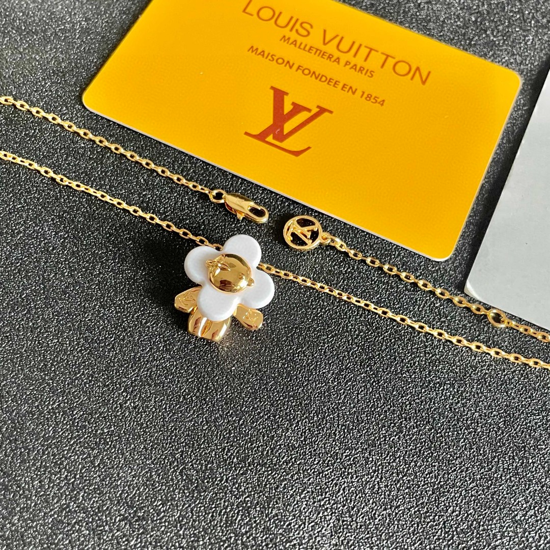 💥💥Louis Vuitton 路易威登 设计独特 (用LV经典之作图形理念)👋好看🧚‍♀️项链 超级无