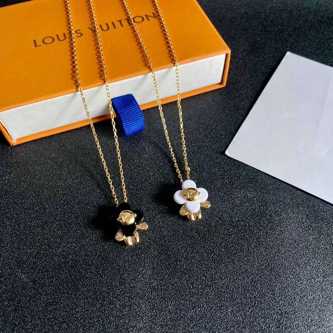 💥💥Louis Vuitton 路易威登 设计独特 (用LV经典之作图形理念)👋好看🧚‍♀️项链 超级无