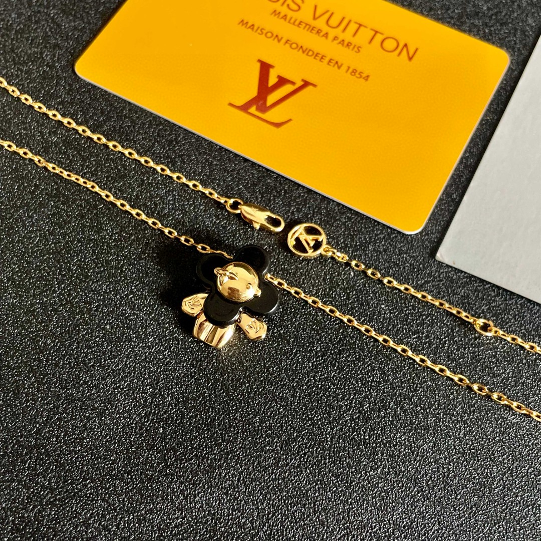 💥💥Louis Vuitton 路易威登 设计独特 (用LV经典之作图形理念)👋好看🧚‍♀️项链 超级无