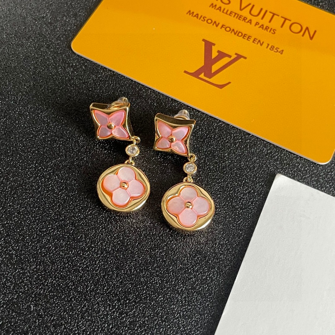 👑Lv 路易威登 2025年早春新品耳钉 经典老花耳环 超精工cnc工艺技术 上身美美哒 特别适合夏日搭