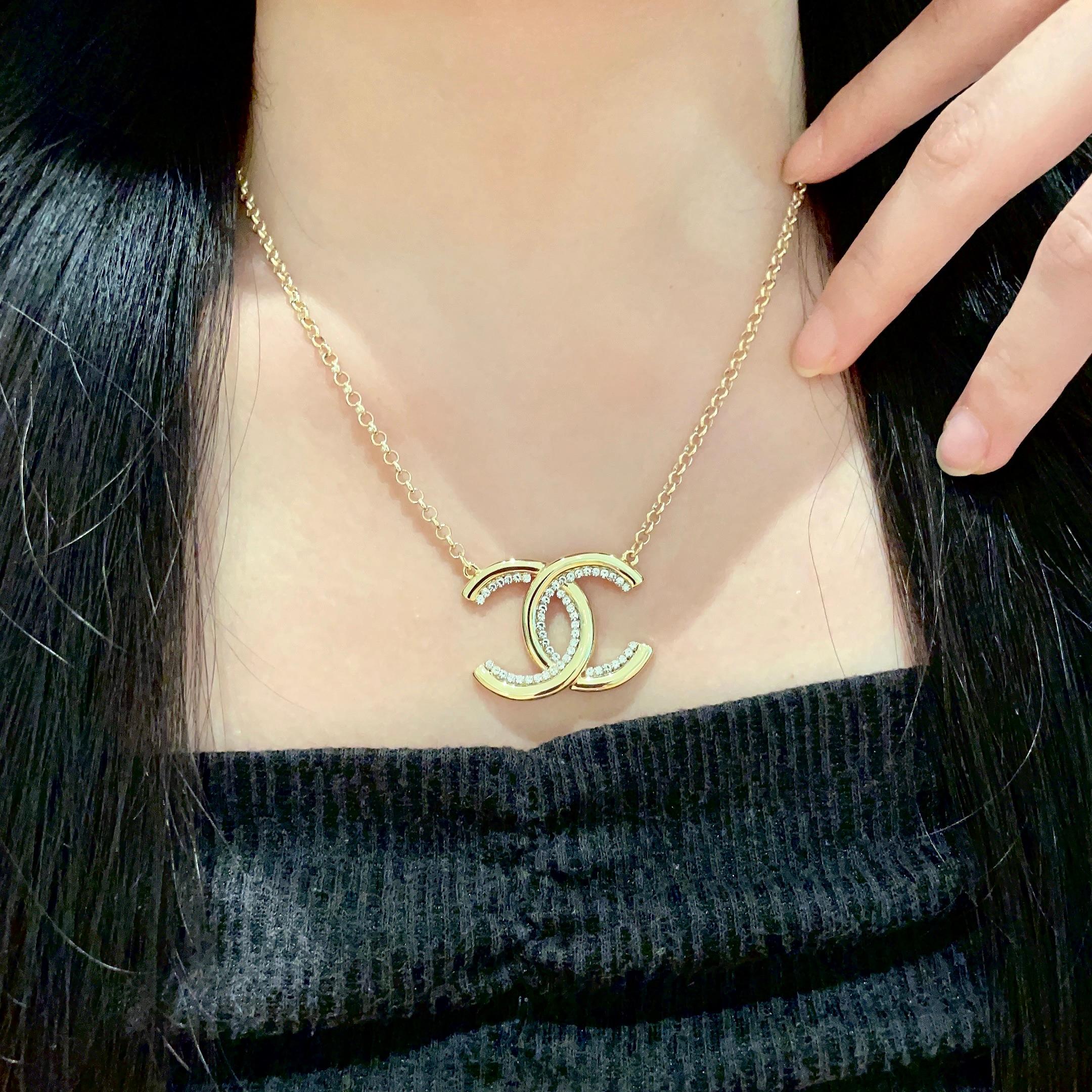  Chanel香奈儿 中古 项链👀小香家的款式真心无需多介绍😘🎶每一款都超好看，精致大方，非常显气质