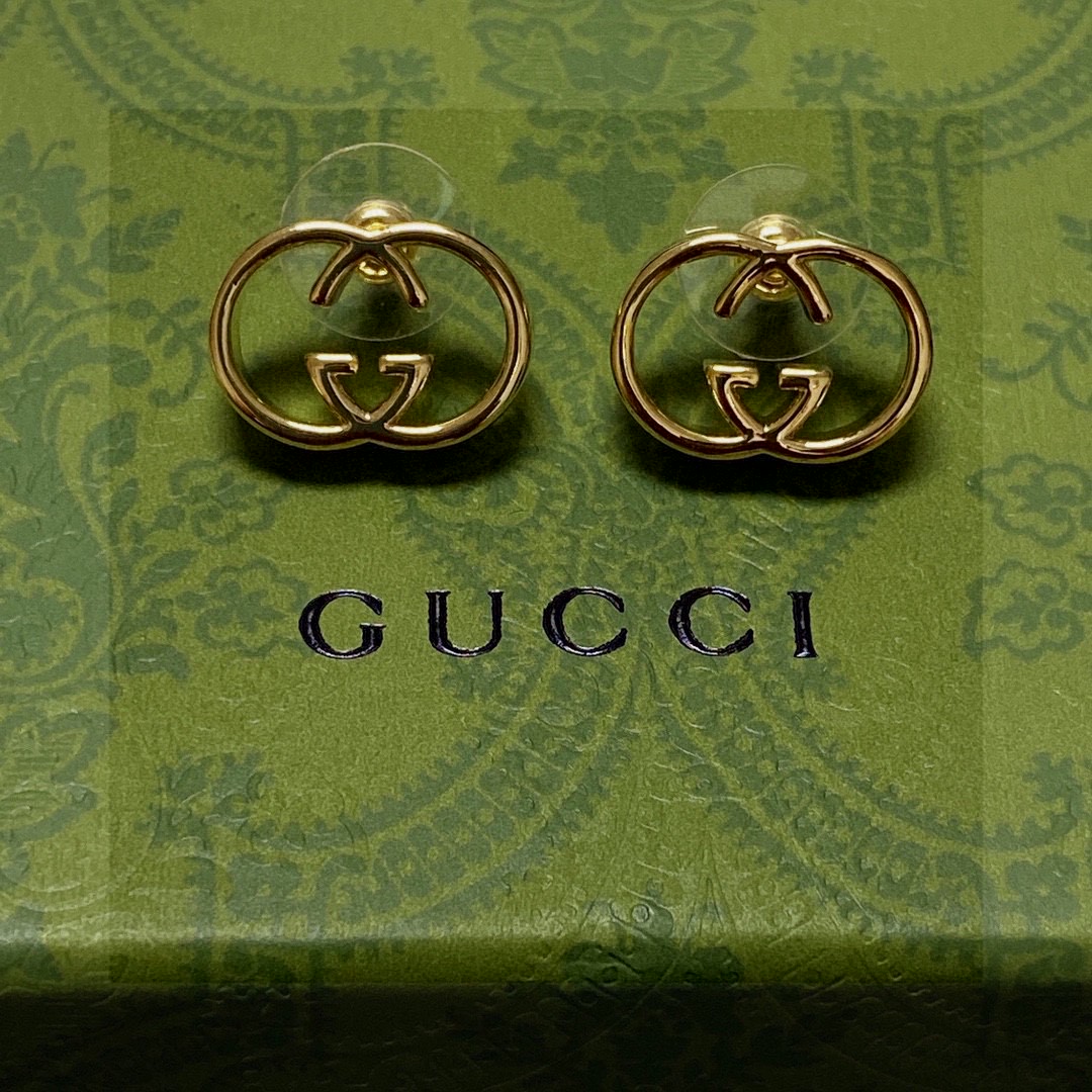 🔥实拍古驰Gucci高端现货供应 古驰双G珍珠耳钉耳环，高端品质，专柜同材质，真正黄铜，离子电镀，独家实
