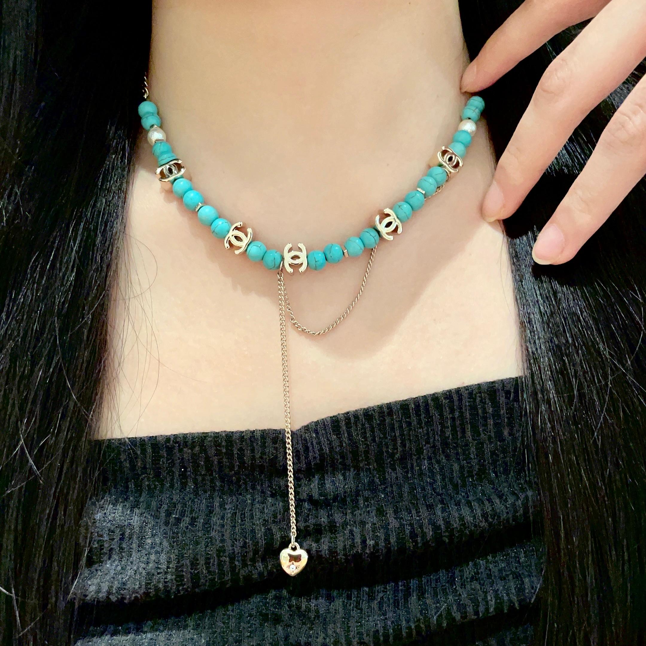  Chanel香奈儿 中古 项链👀小香家的款式真心无需多介绍😘🎶每一款都超好看，精致大方，非常显气质