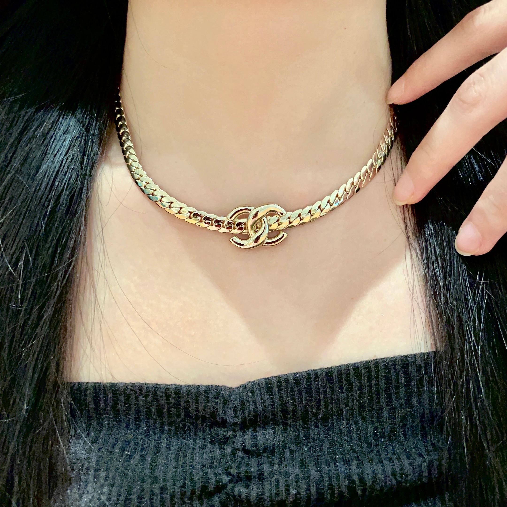  Chanel香奈儿 中古 项链👀小香家的款式真心无需多介绍😘🎶每一款都超好看，精致大方，非常显气质