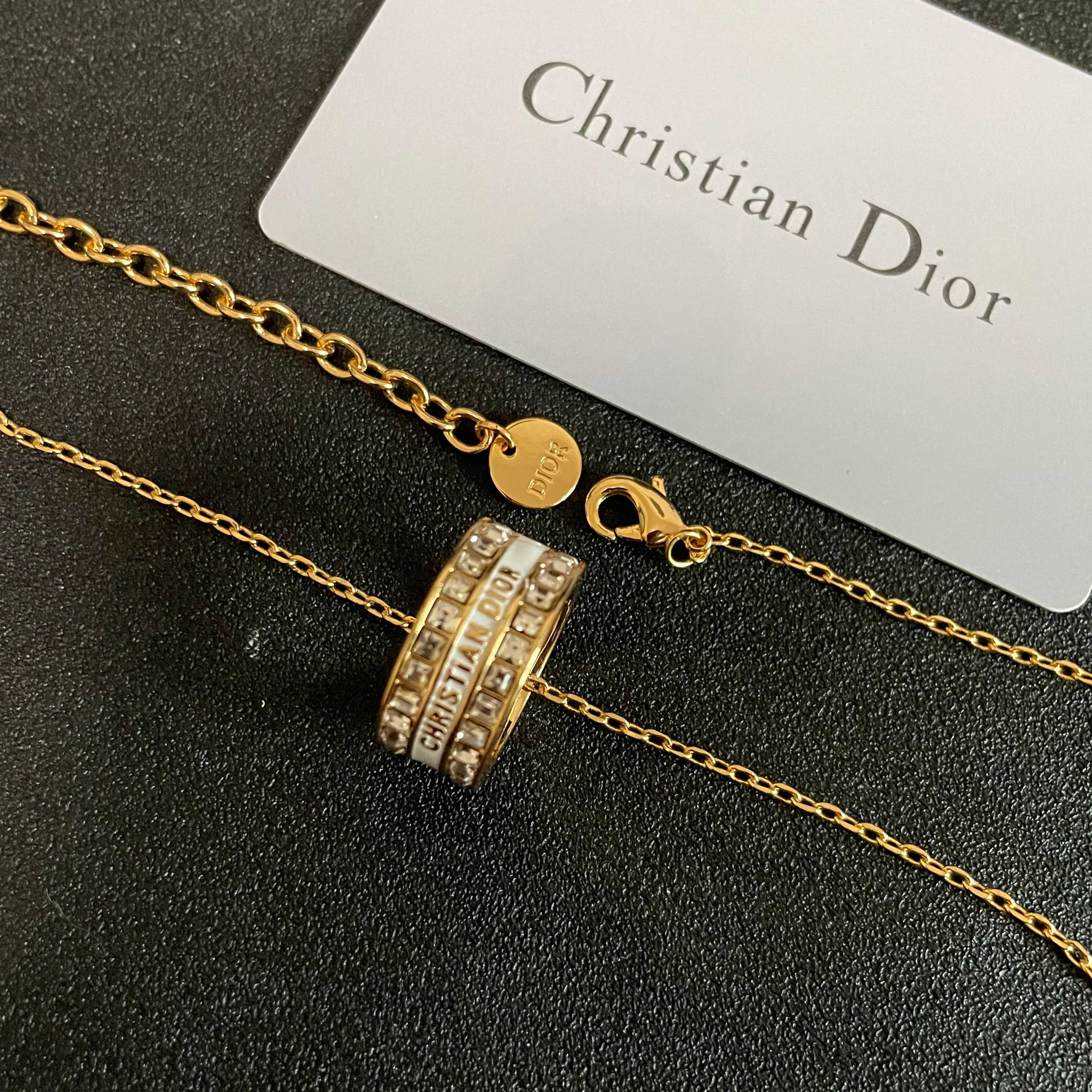 👑Dior 迪奥  中古 项链 专柜一致上新 精选原版一致 黄铜材质 甜美气质高雅.
