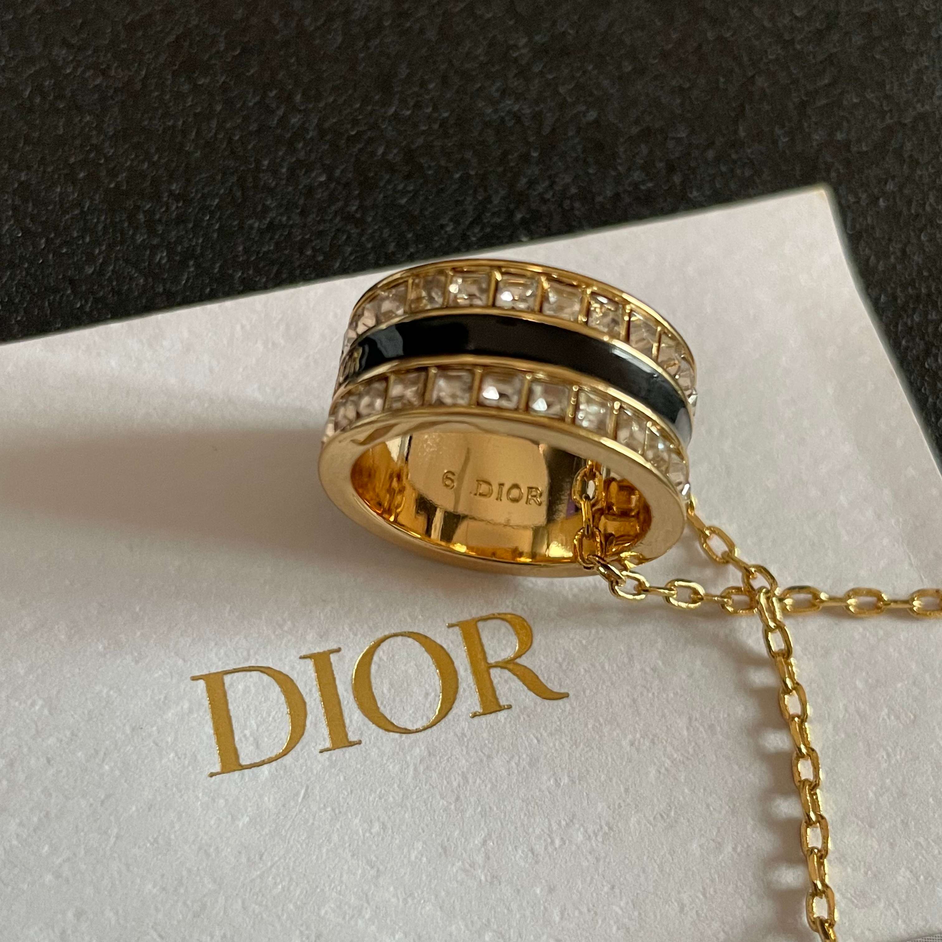 👑Dior 迪奥  中古 项链 专柜一致上新 精选原版一致 黄铜材质 甜美气质高雅.