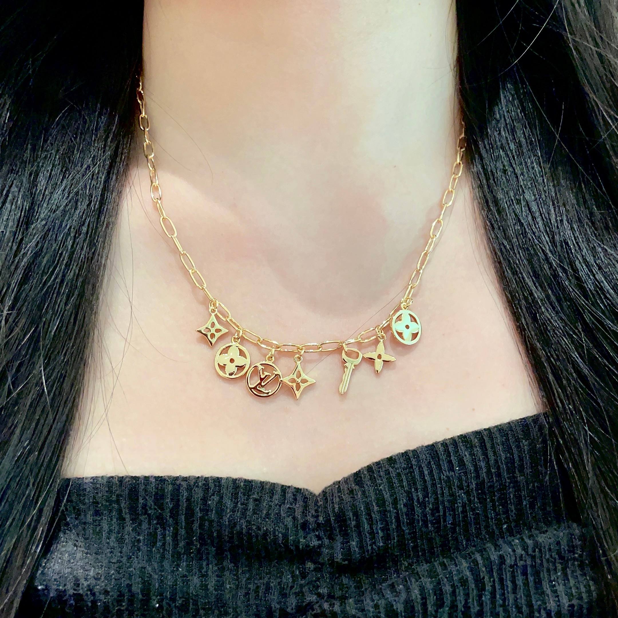  LV 项链🔹🔹Louis Vuitton 路易威登🔹专柜一致材质 火爆款出货 设计独特 复古前卫 男神
