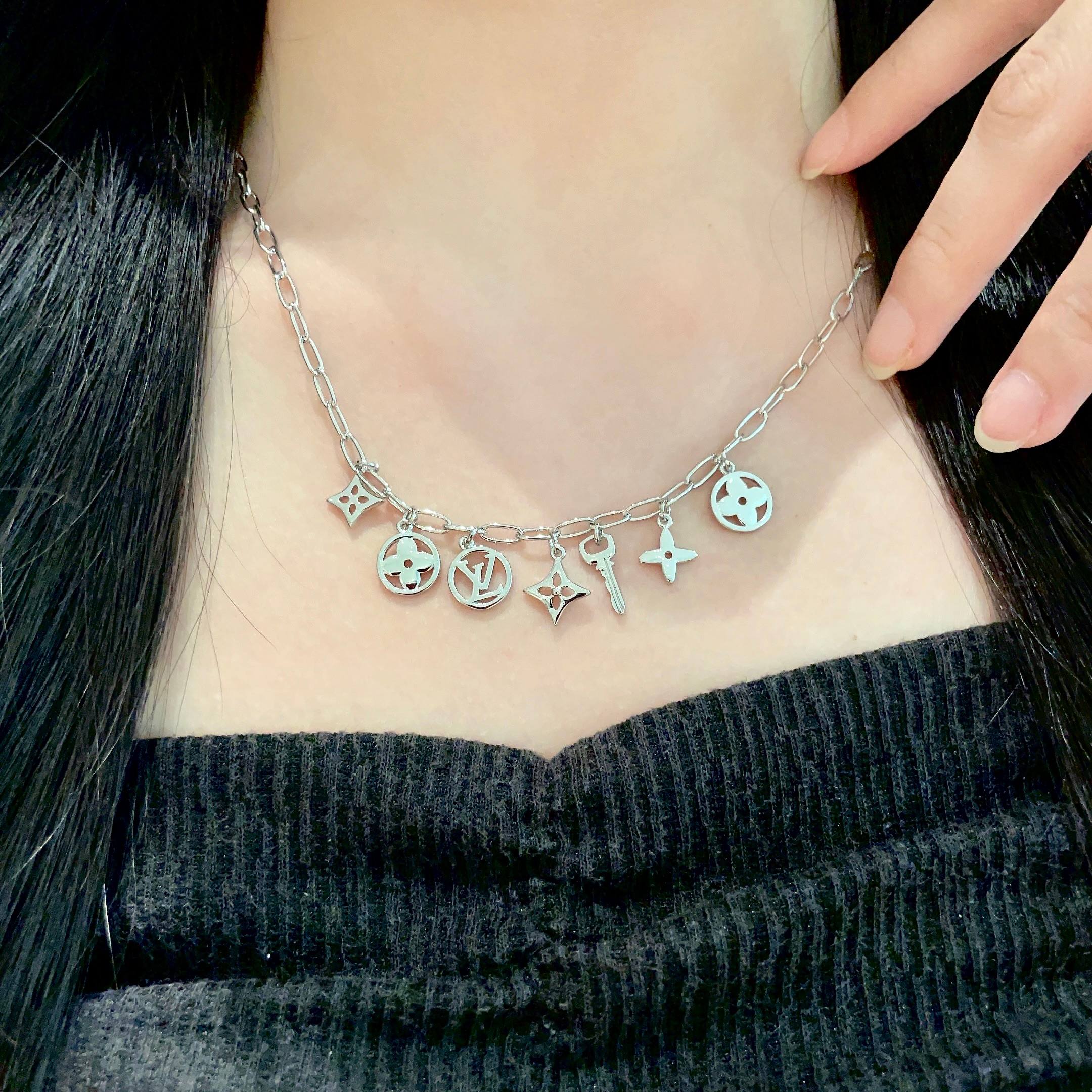  LV 项链🔹🔹Louis Vuitton 路易威登🔹专柜一致材质 火爆款出货 设计独特 复古前卫 男神