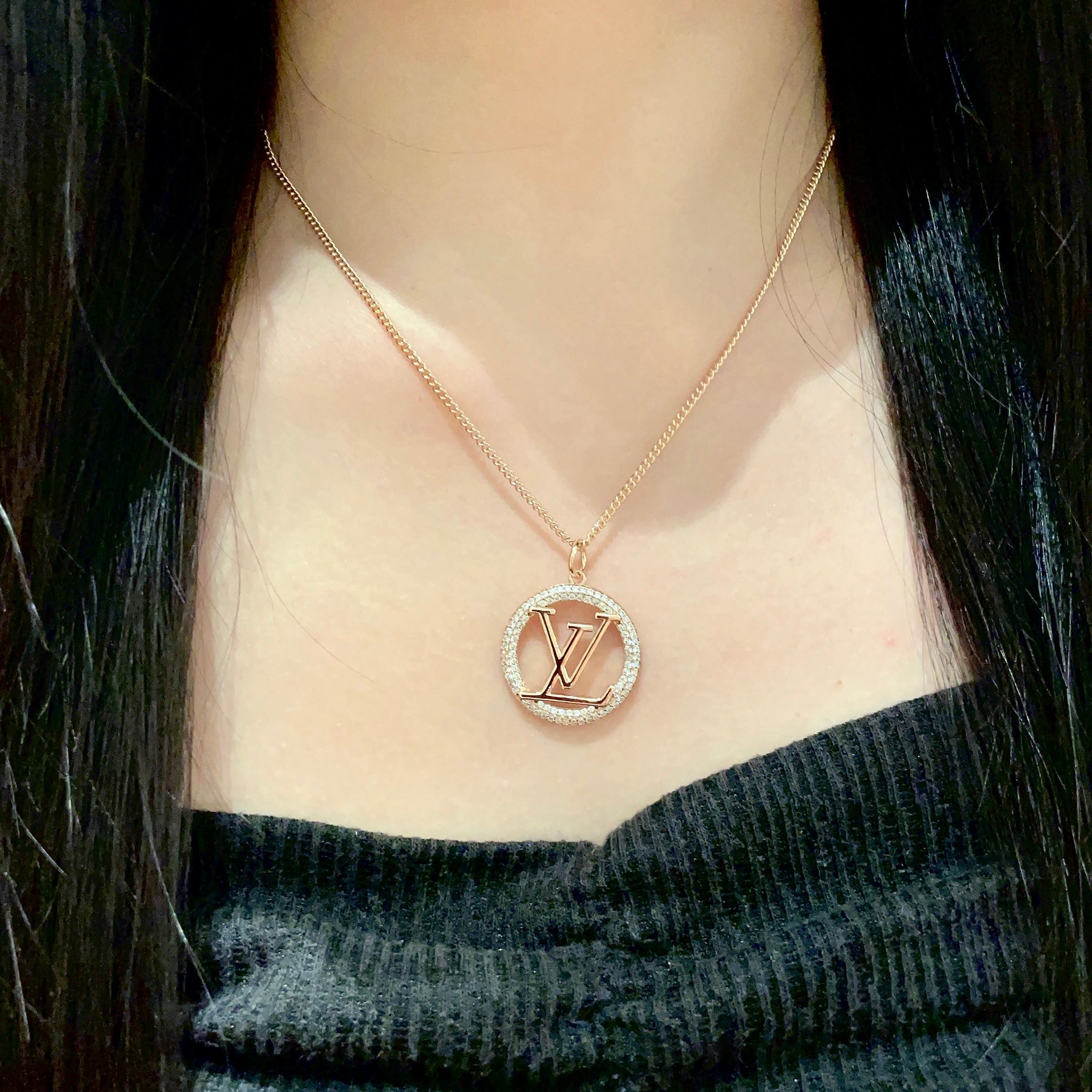  LV 项链🔹🔹Louis Vuitton 路易威登🔹专柜一致材质 火爆款出货 设计独特 复古前卫 男神
