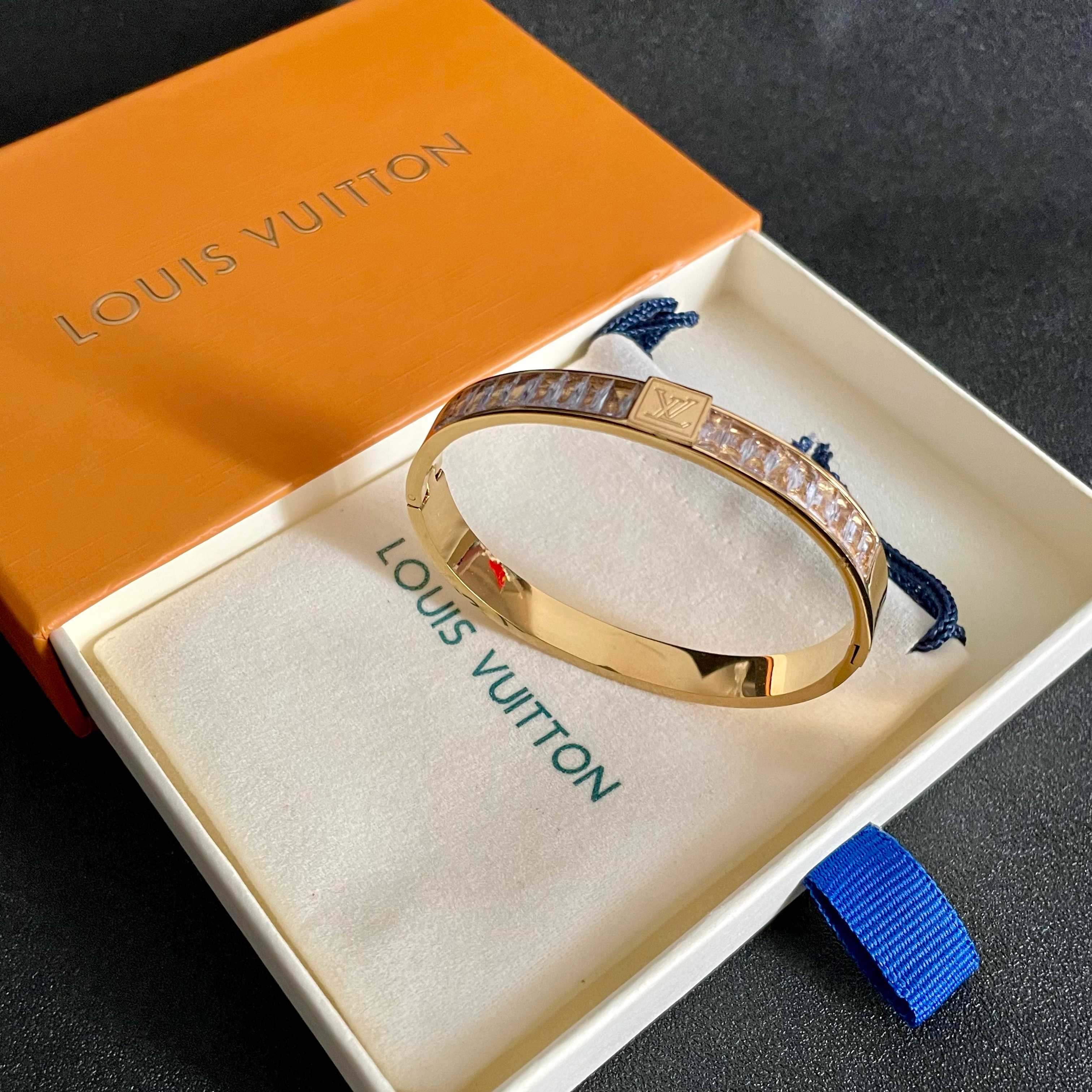💥新品😍 原单货 LV镶钻手镯🔹🔹Louis Vuitton 路易威登 🔹专柜一致材质 火爆款出货 设计