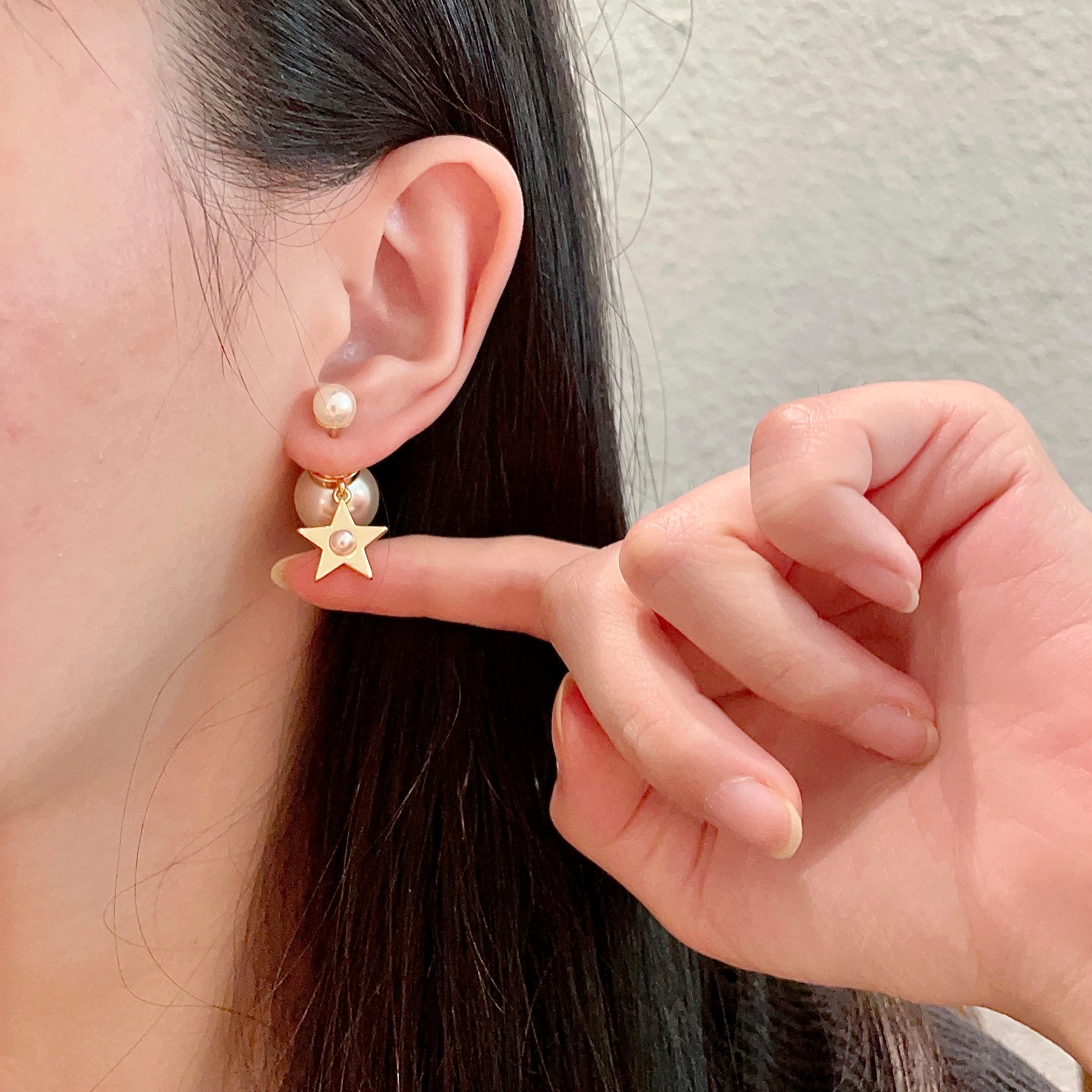 👑Dior 迪奥 中古 耳环 专柜一致上新 精选原版一致 黄铜材质 甜美气质高
