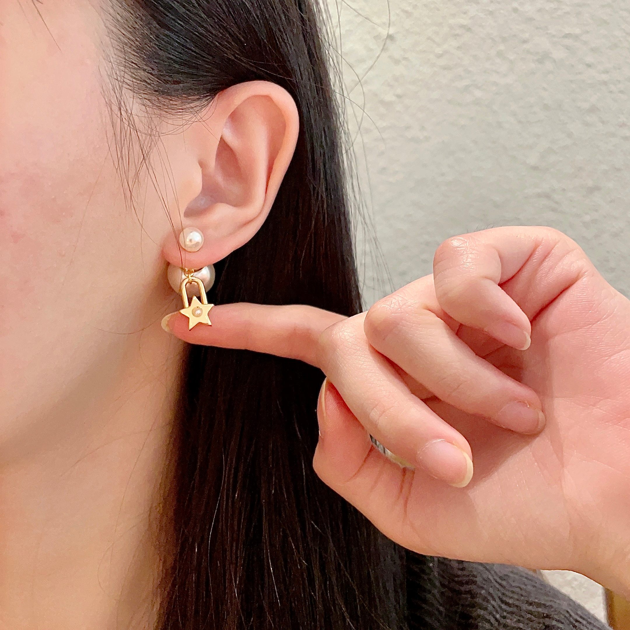 👑Dior 迪奥 中古 耳环 专柜一致上新 精选原版一致 黄铜材质 甜美气质高
