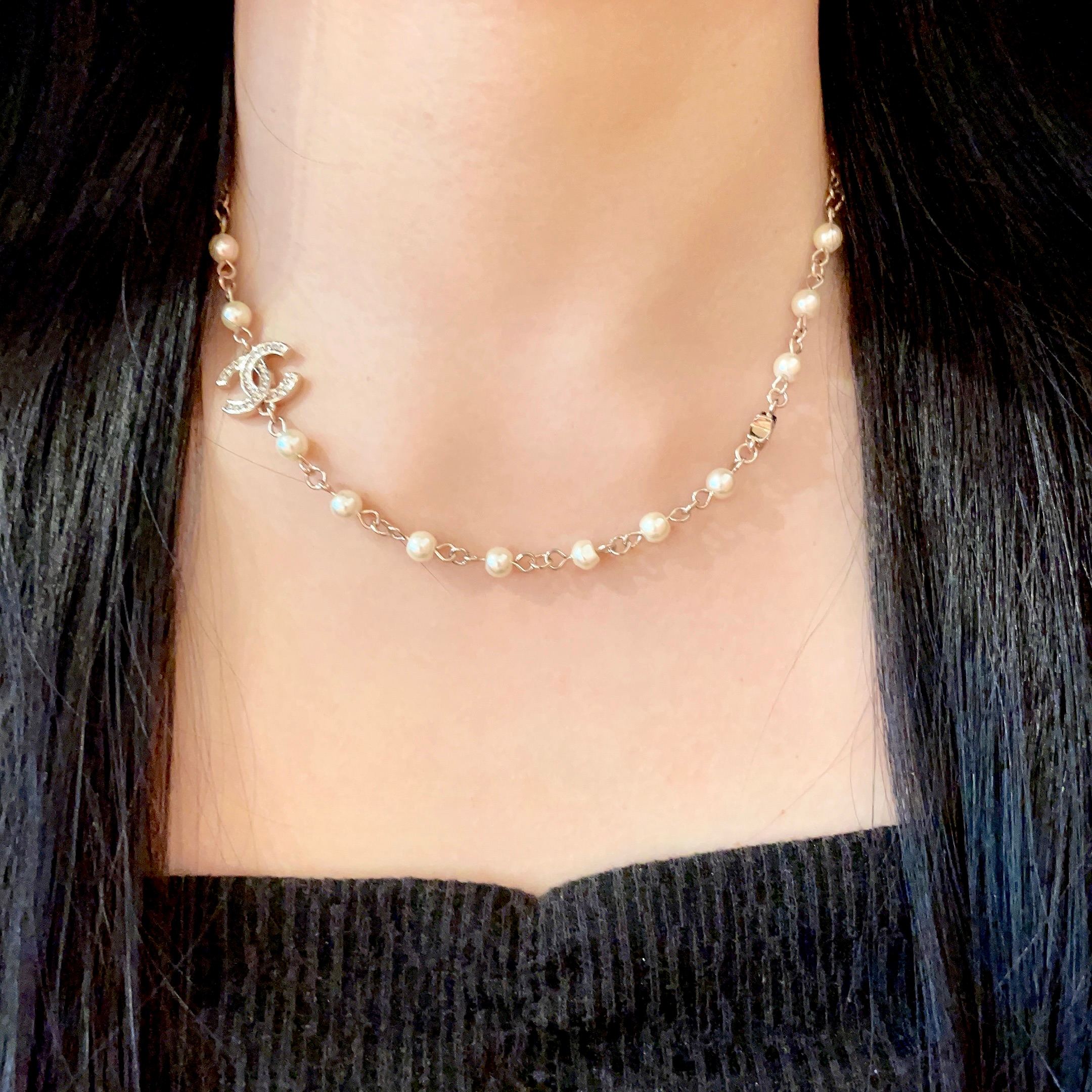  Chanel香奈儿 中古 项链👀小香家的款式真心无需多介绍😘🎶每一款都超好看，精致大方，非常显气质