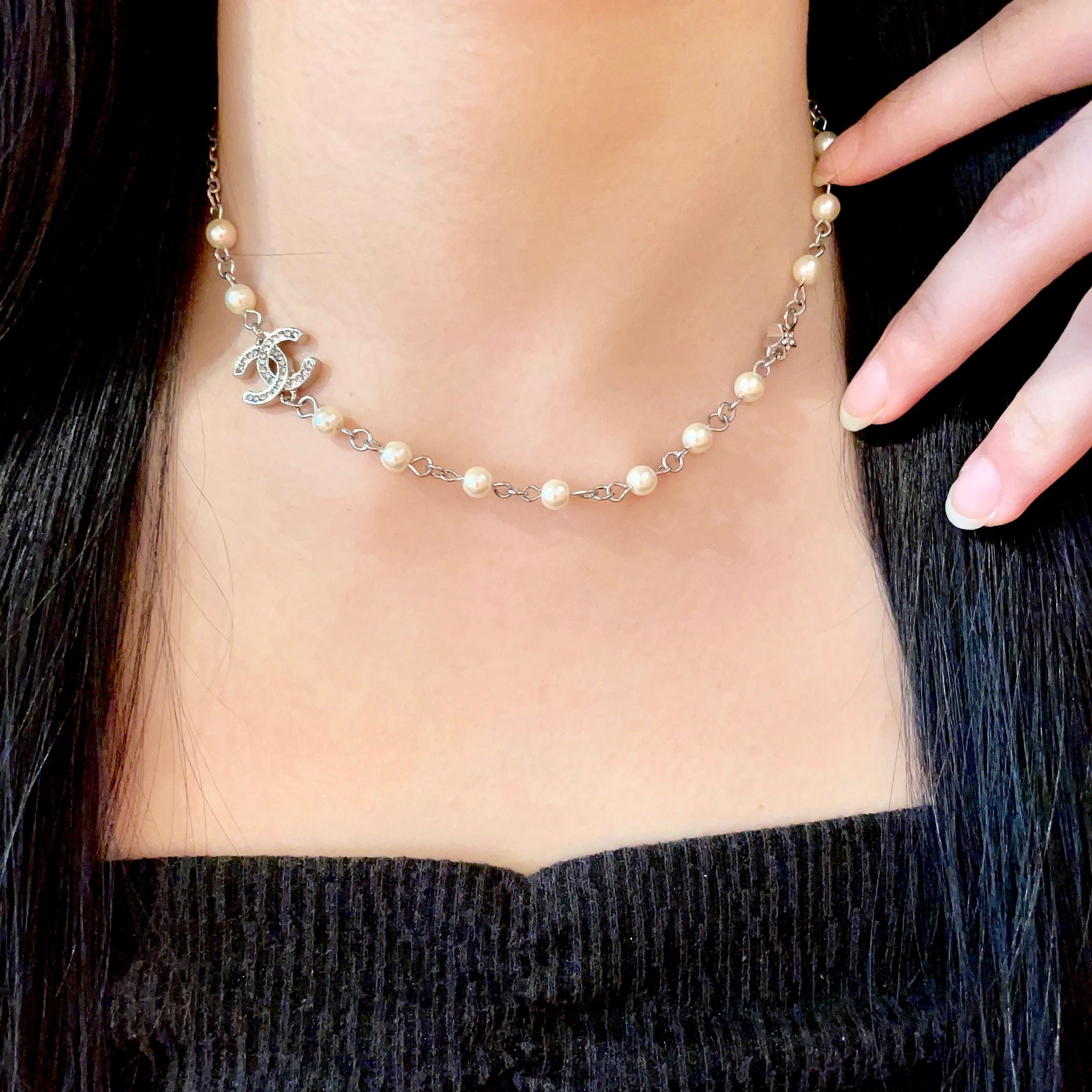  Chanel香奈儿 中古 项链👀小香家的款式真心无需多介绍😘🎶每一款都超好看，精致大方，非常显气质