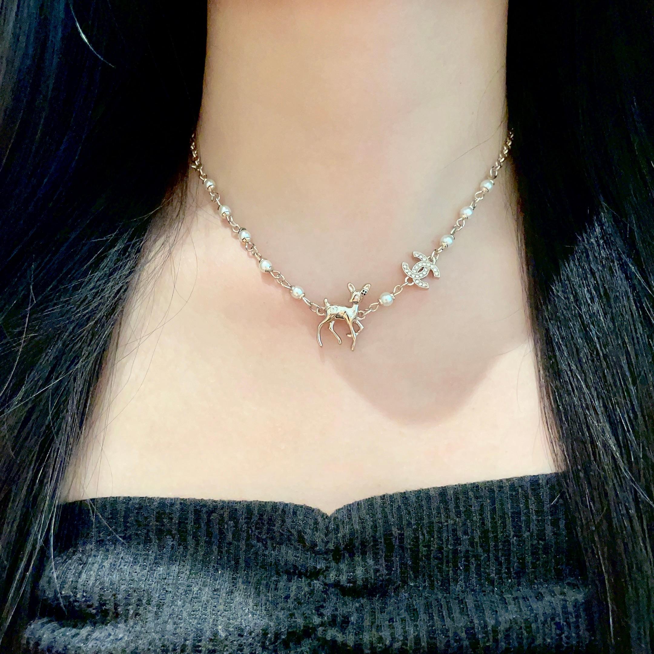  Chanel香奈儿 中古 项链👀小香家的款式真心无需多介绍😘🎶每一款都超好看，精致大方，非常显气质.