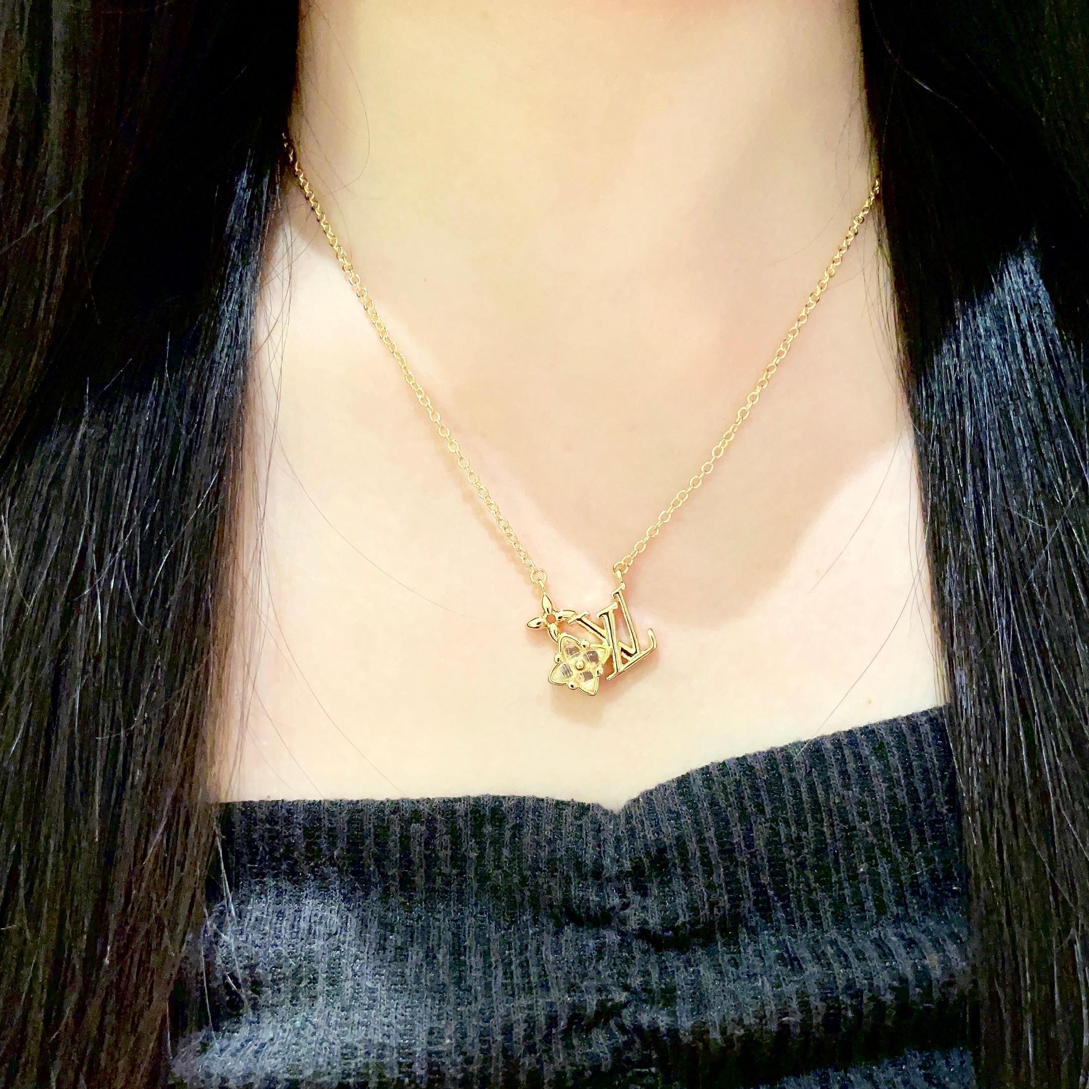 💥💥Louis Vuitton 路易威登 设计独特 (用LV经典之作图形理念)👋好看🧚‍♀️项链 超级无