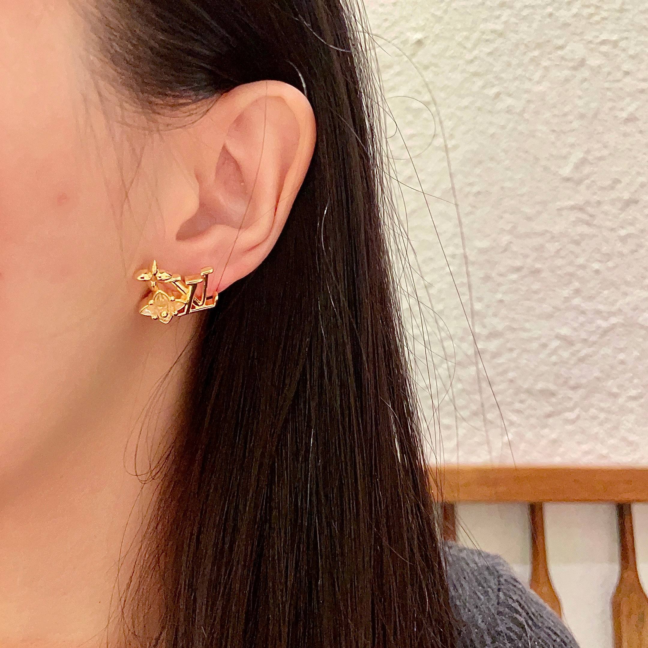 👑Lv 路易威登 2025年早春新品耳钉 经典老花耳环 超精工cnc工艺技术 上身美美哒 特别适合夏日搭