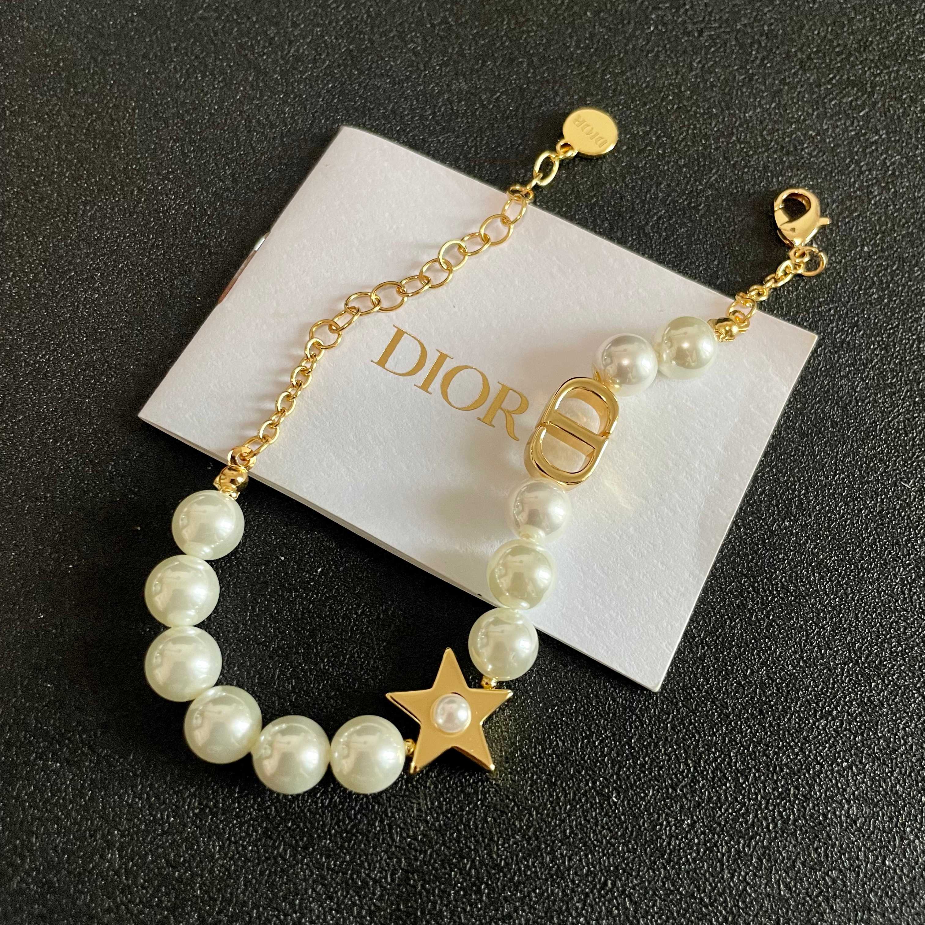 👑Dior 迪奥  中古 手链 专柜一致上新 精选原版一致 黄铜材质 甜美气质高雅.