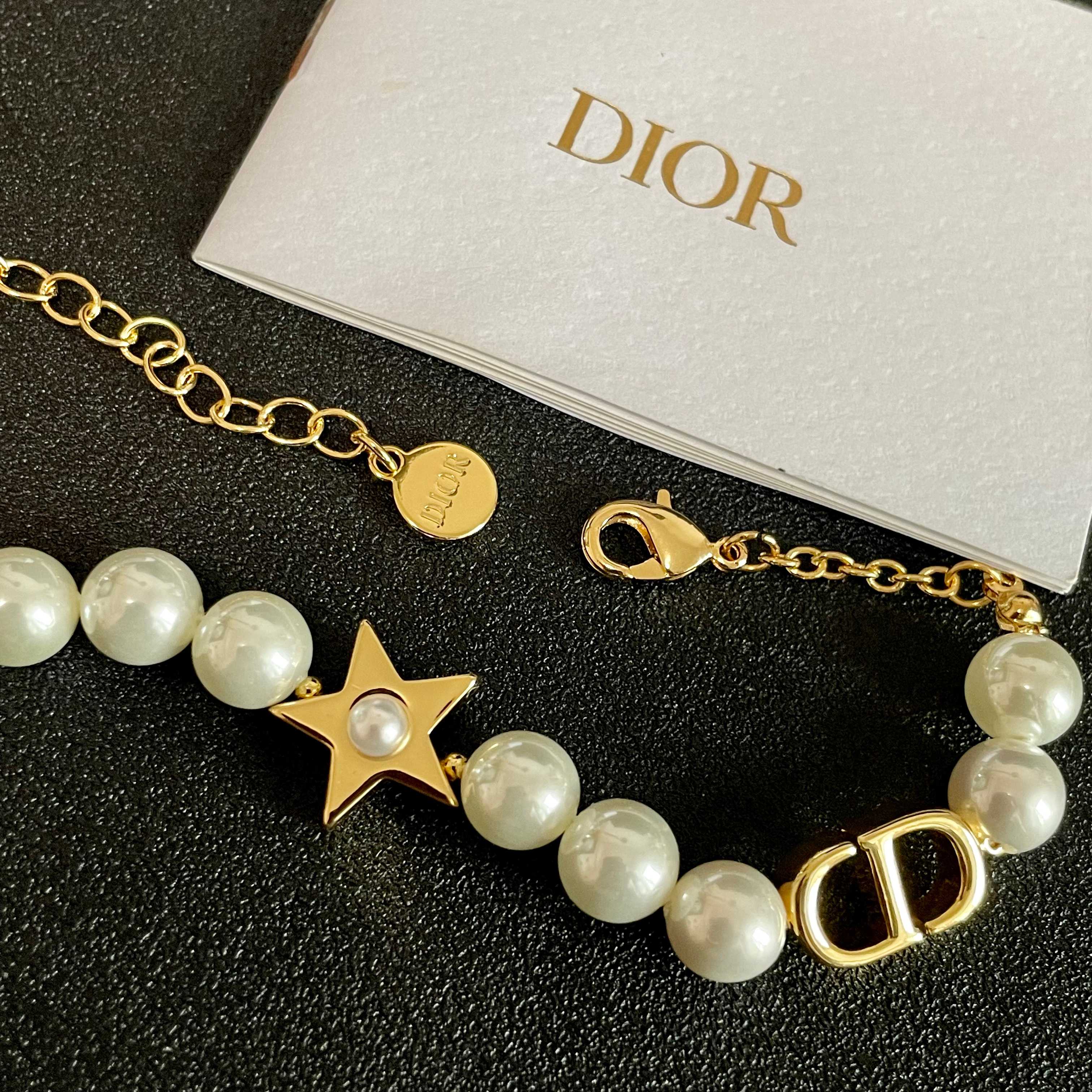 👑Dior 迪奥  中古 手链 专柜一致上新 精选原版一致 黄铜材质 甜美气质高雅.