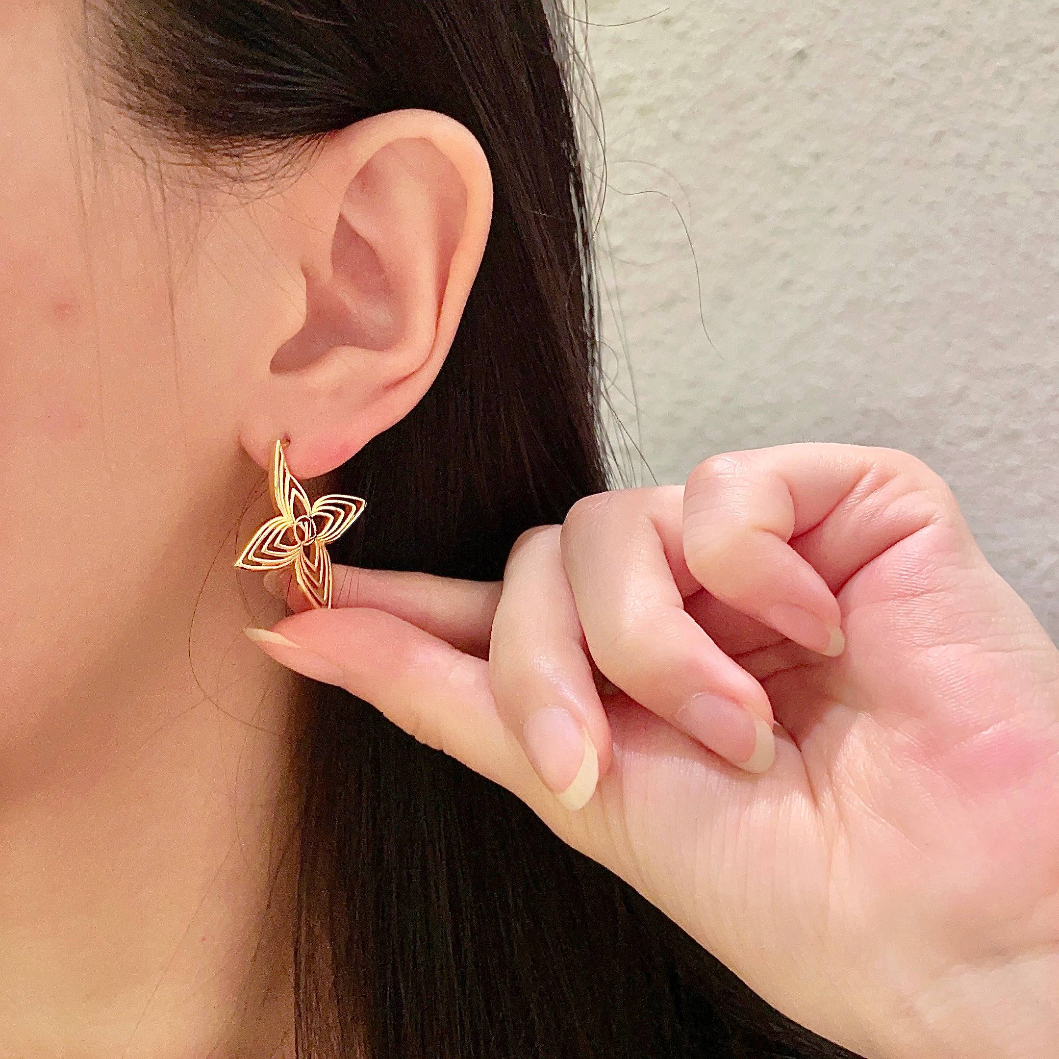 👑Lv 路易威登 2025年早春新品耳钉 经典老花耳环 超精工cnc工艺技术 上身美美哒 特别适合夏日搭