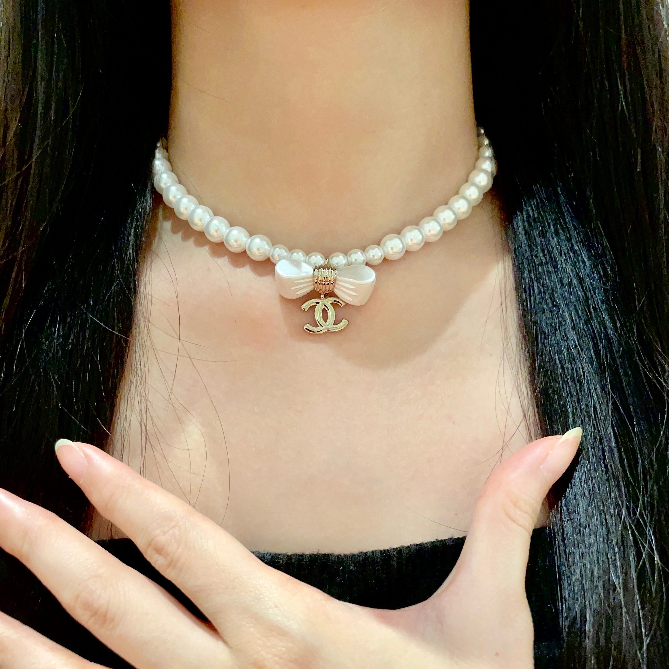  Chanel香奈儿 中古 项链👀小香家的款式真心无需多介绍😘🎶每一款都超好看，精致大方，非常显气质。