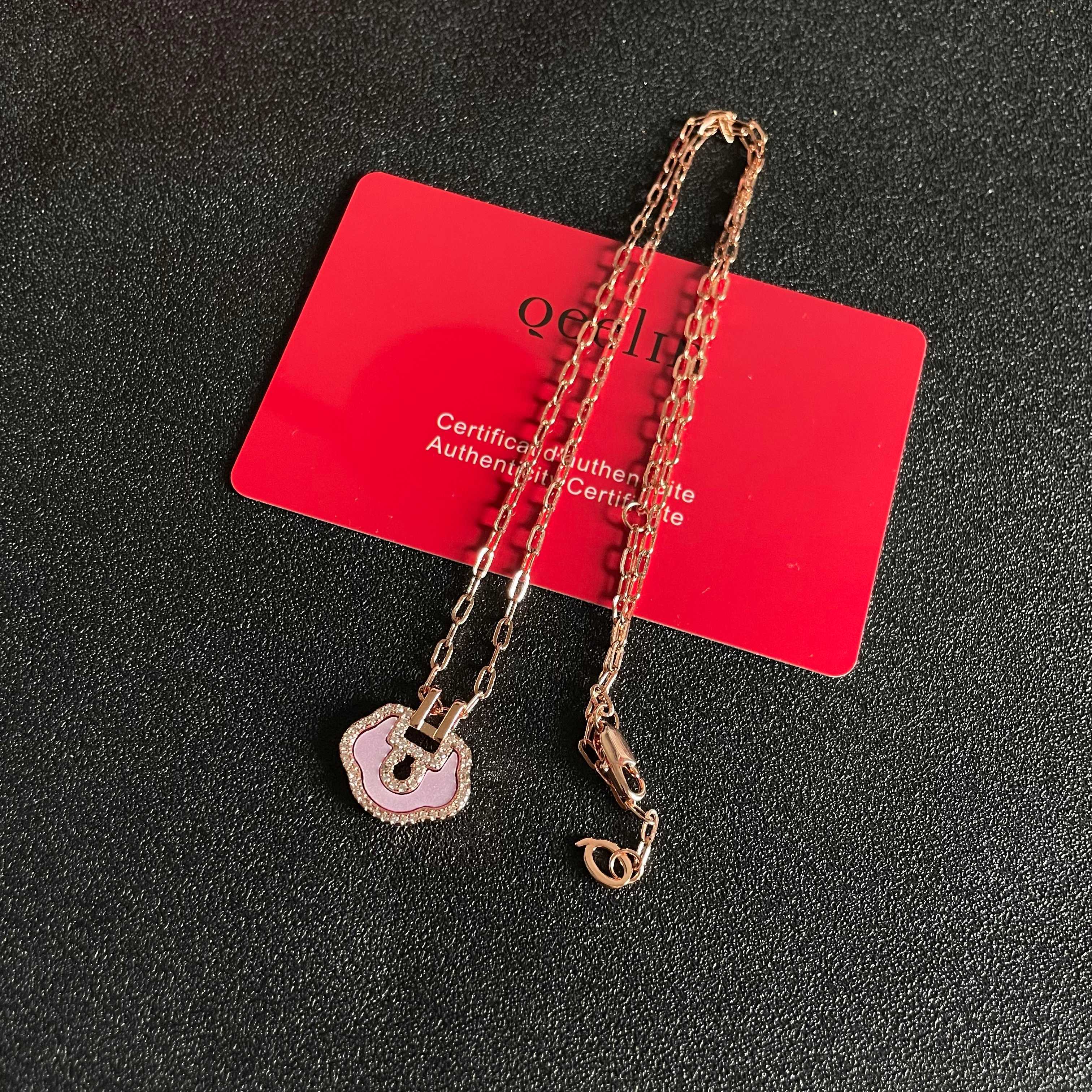  麒麟mini如意项链✨时尚与传统相结合的一款💓不会满大街撞款的小精品，非常夺目，精巧别致，很吸睛！手工