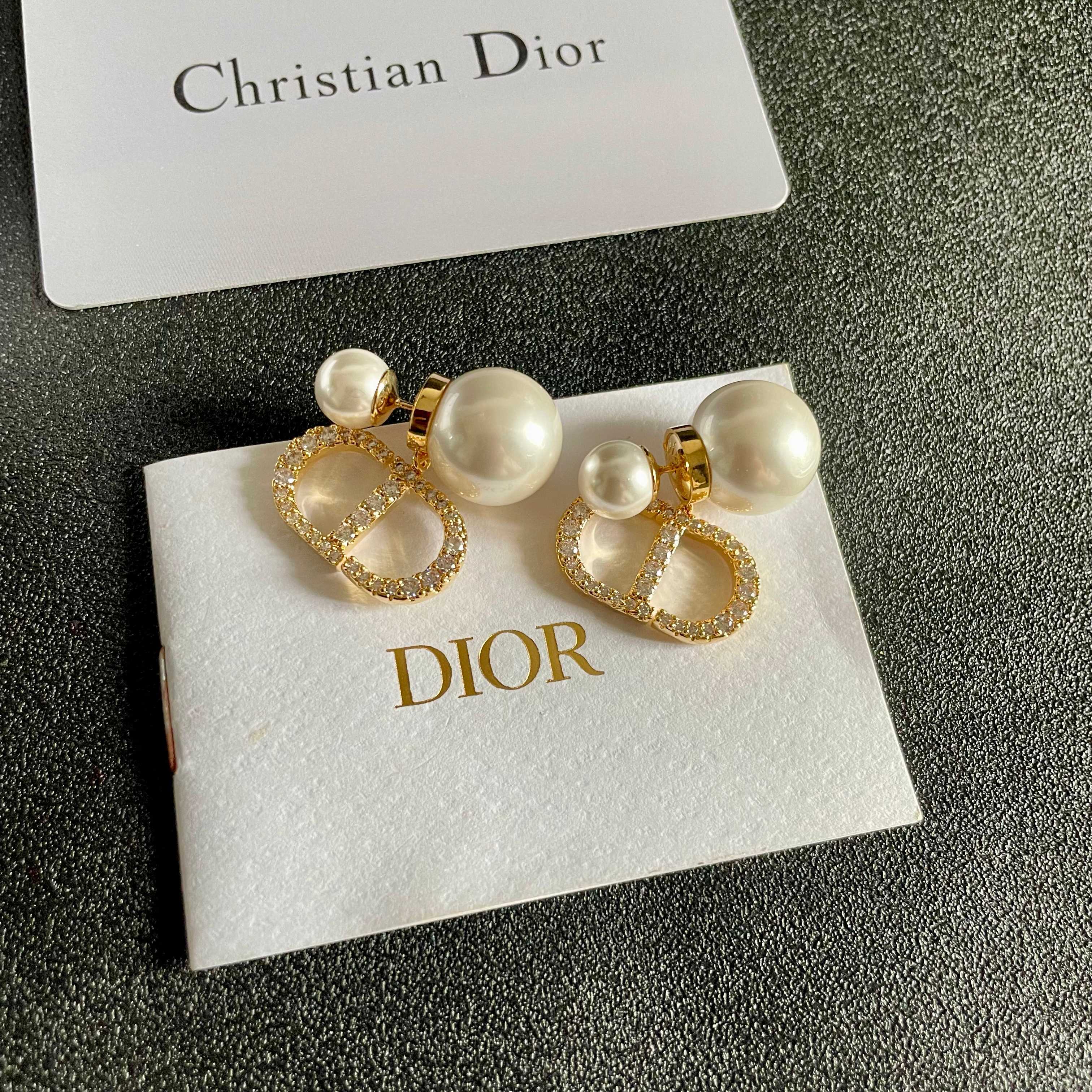 👑Dior 迪奥 中古 耳环 专柜一致上新 精选原版一致 黄铜材质 甜美气质高