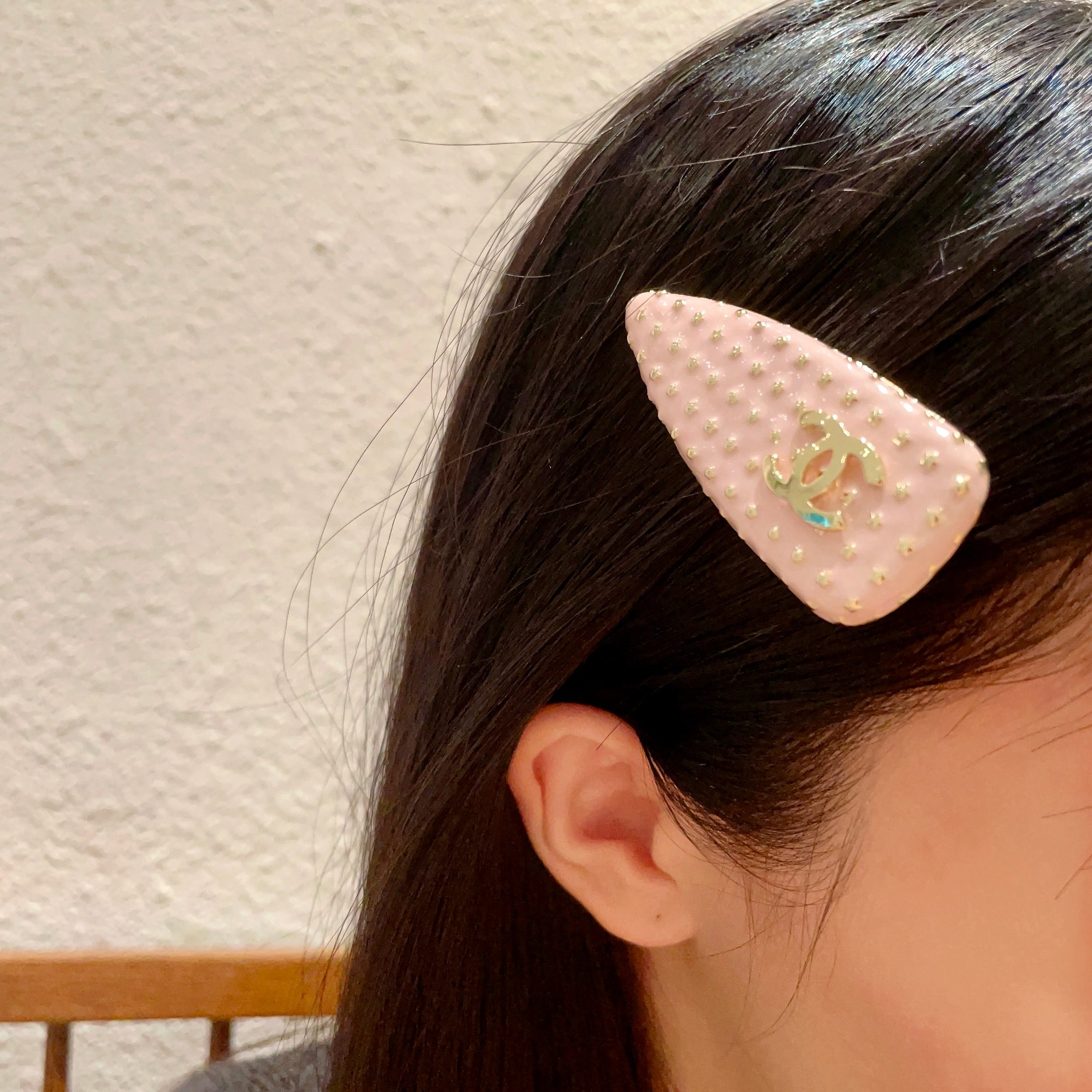 Chanel香奈儿】小香经典发夹热销款火爆上新❣同步专柜‼正品开模‼款式简单大方💋小巧别致💖超级适合夏天