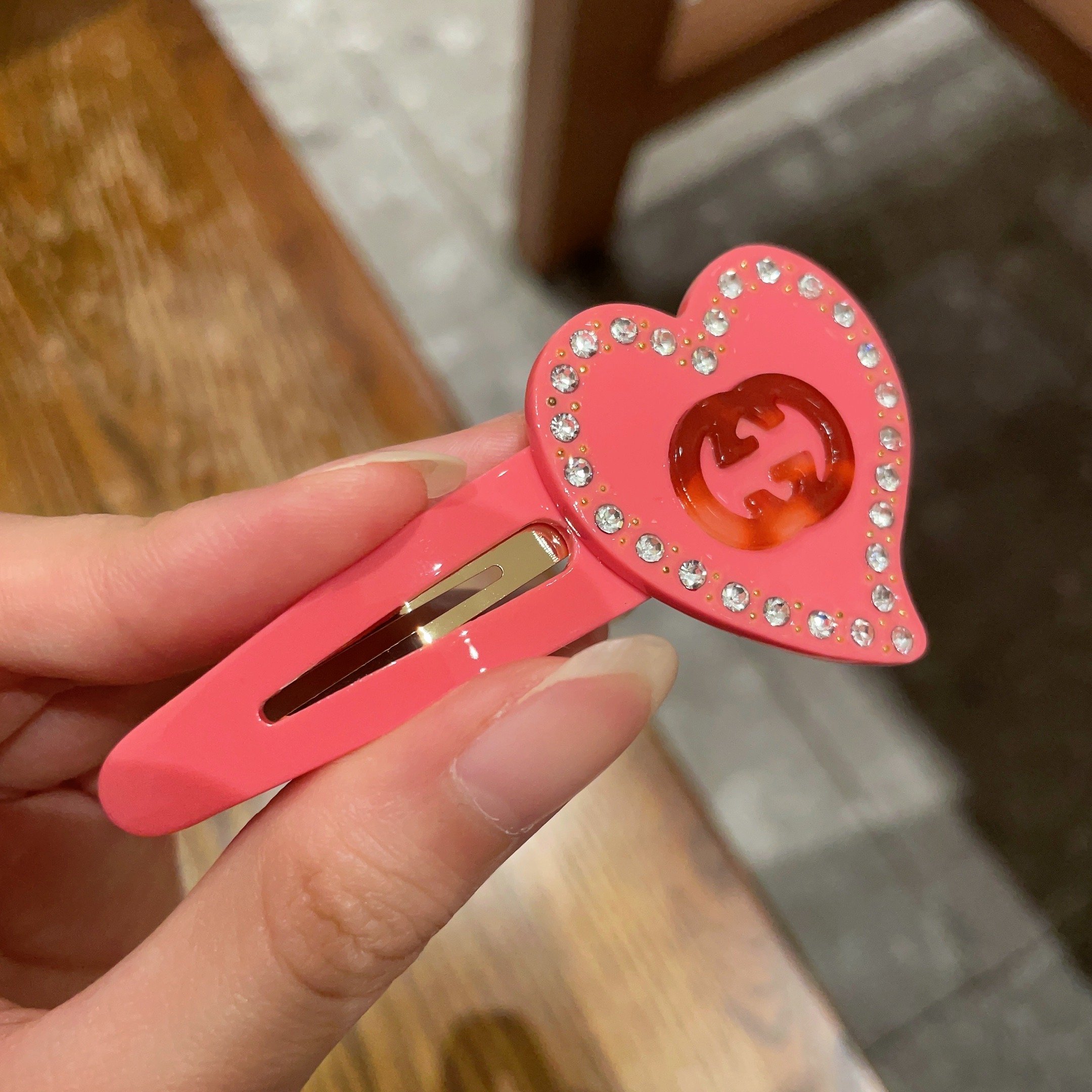  新品发夹  ❣❣🛍古驰🛍新款发夹火爆来袭🤑🤑🛍🎀同步专柜正品开模‼质感媲美原单👍做工精致无可挑剔👏代购