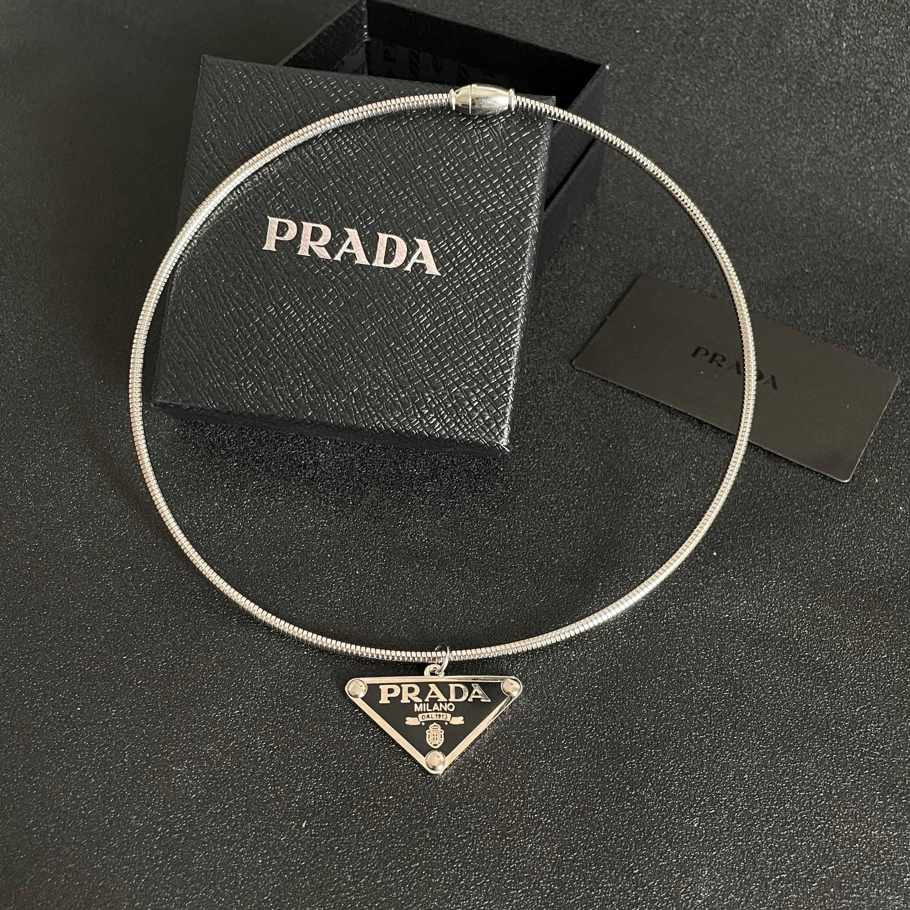 P240 💙PRADA PRADA TRIANGULAR DECORATOR COLLAR QUEST SELECTION - 图片 9