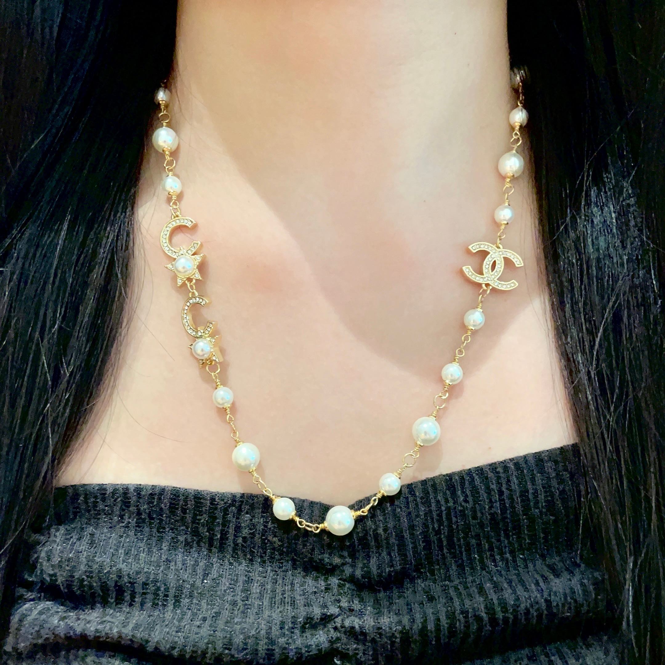  Chanel香奈儿 中古 字母 项链👀小香家的款式真心无需多介绍😘🎶每一款都超好看，精致大方，非常显气