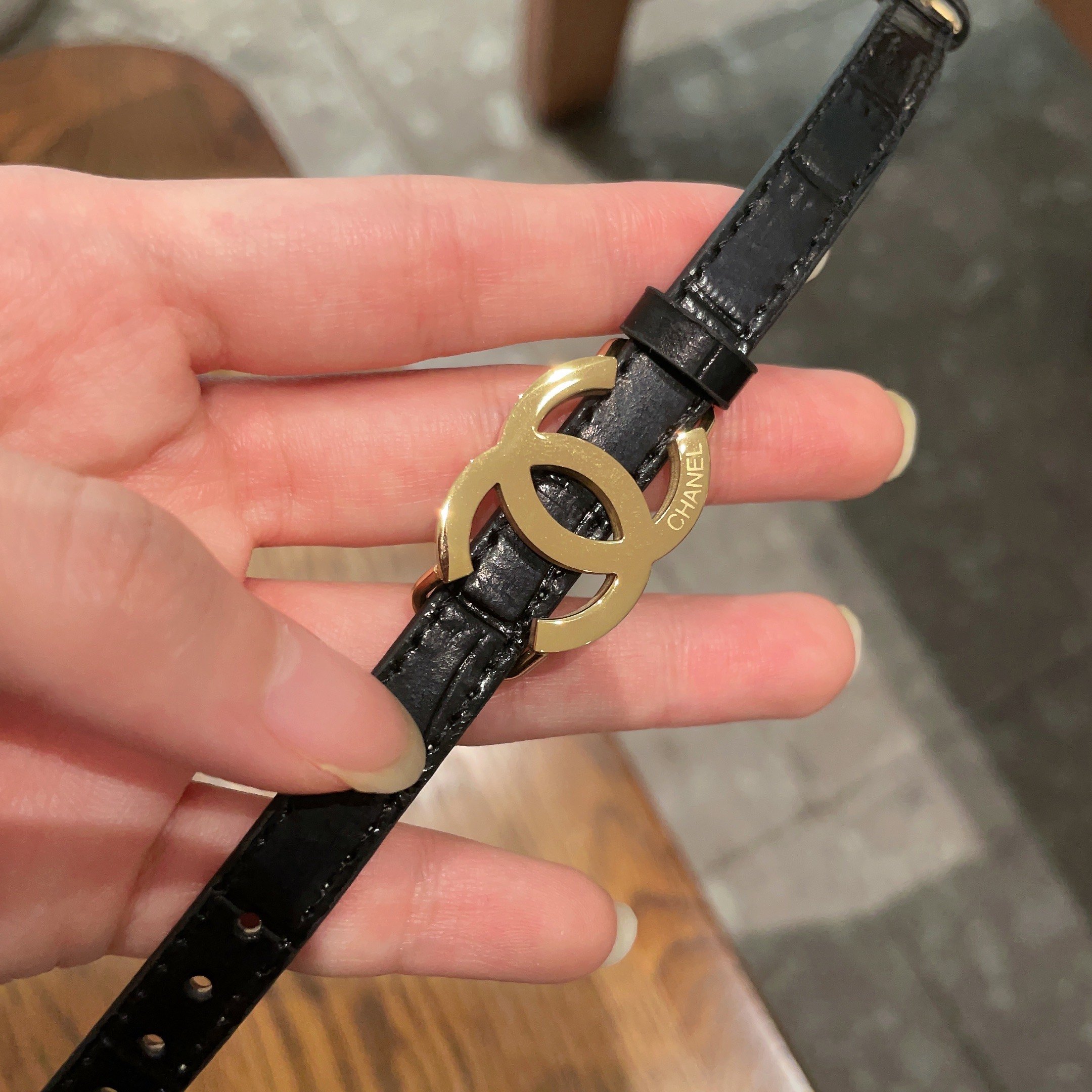 新品😍 小香风Chanel2025新款 原单货皮革手镯🔹🔹 🔹专柜一致材质 火爆款出货 设计独特 复古前