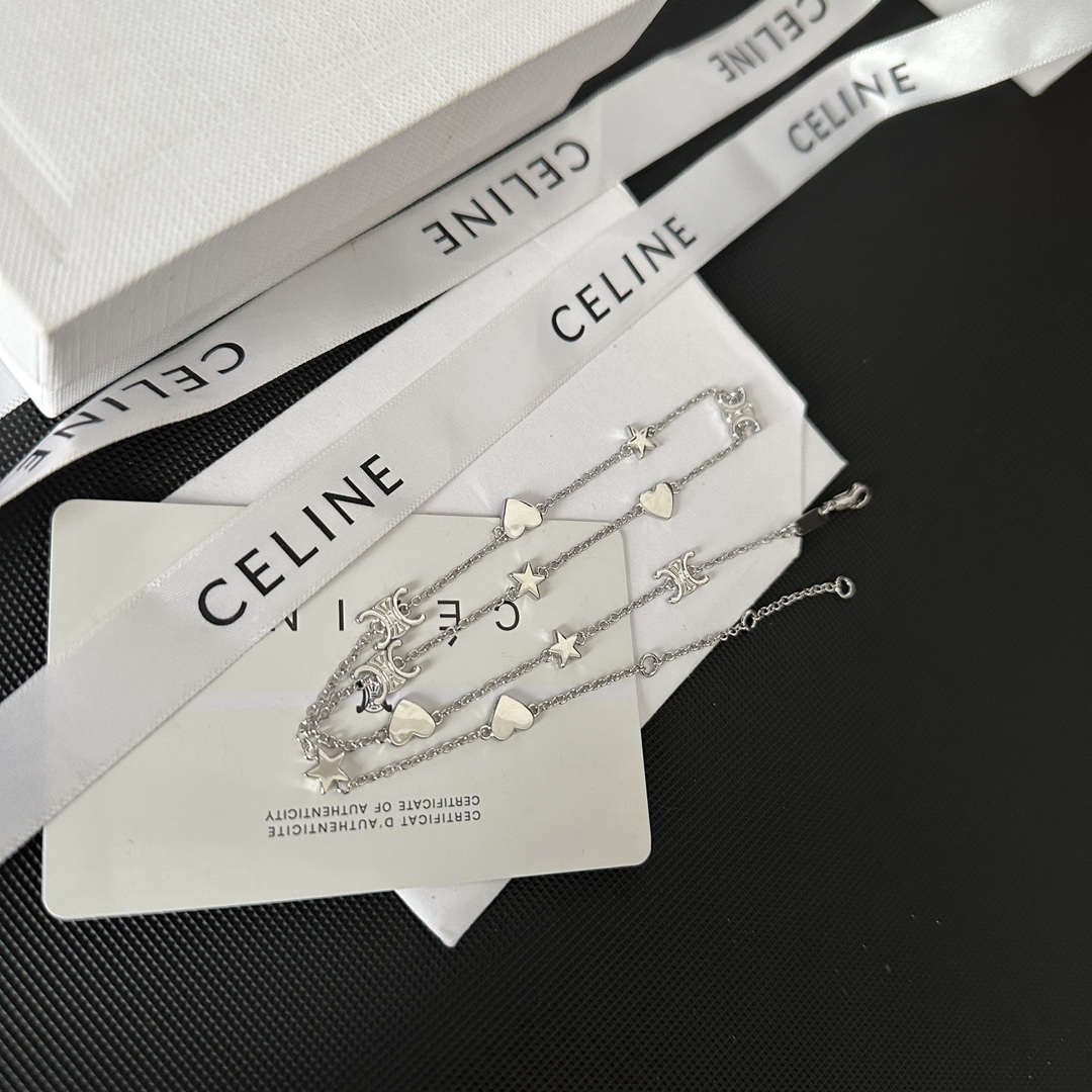 “Celine Necklace: Bold Design Elevating Fashion with Simplicity” - 图片 5