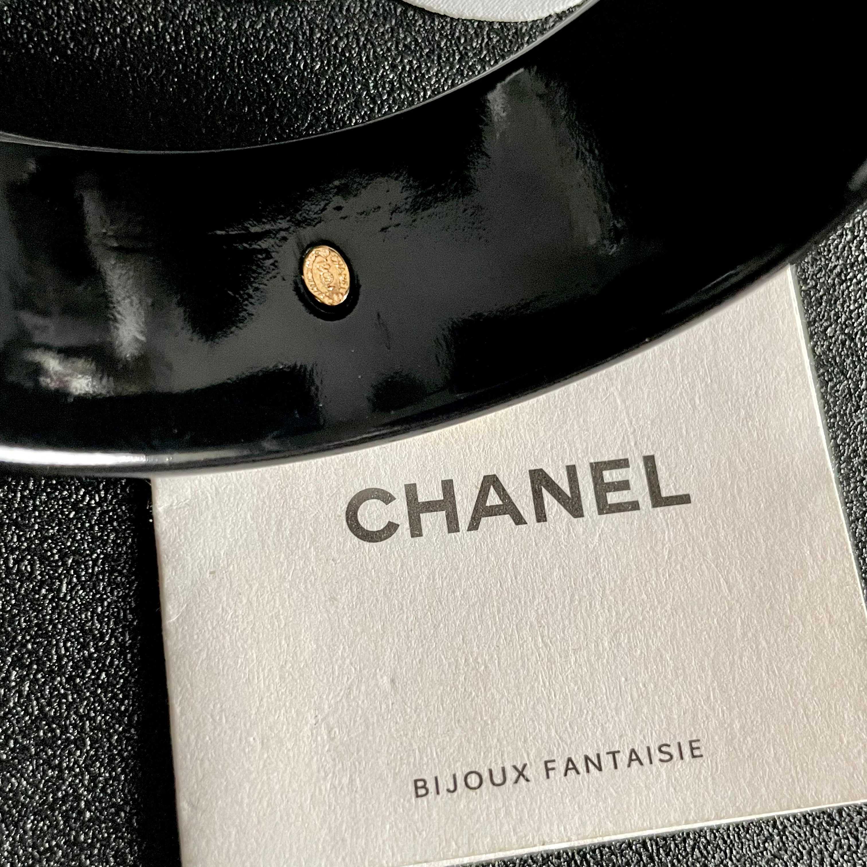 🌹CHANEL 香奈儿好品质亚克力宽版手镯bracelet jewelry 新款厚实手镯 高级定制精致小