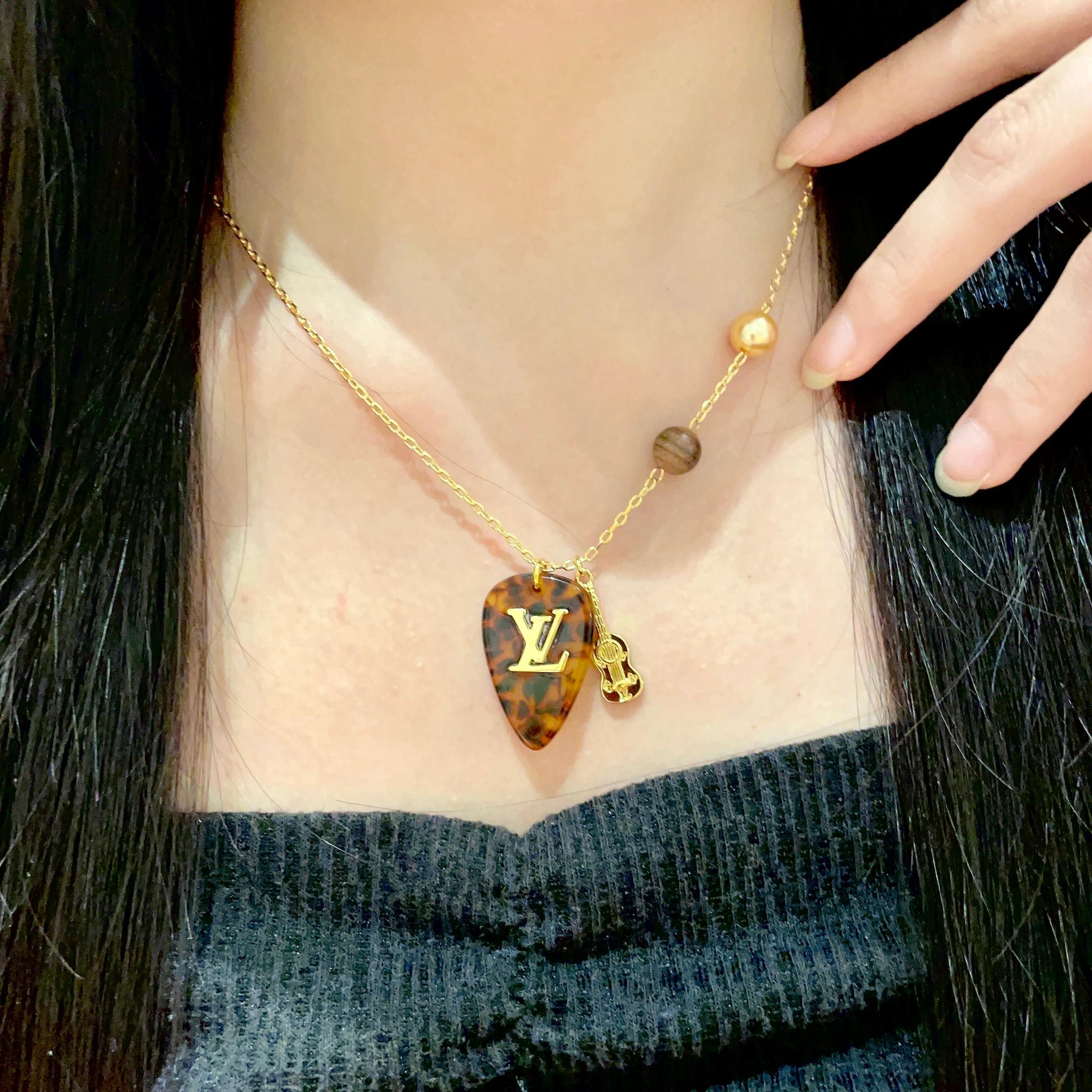 LV 项链🔹🔹Louis Vuitton 路易威登🔹专柜一致材质 火爆款出货 设计独特 复古前卫 男神、