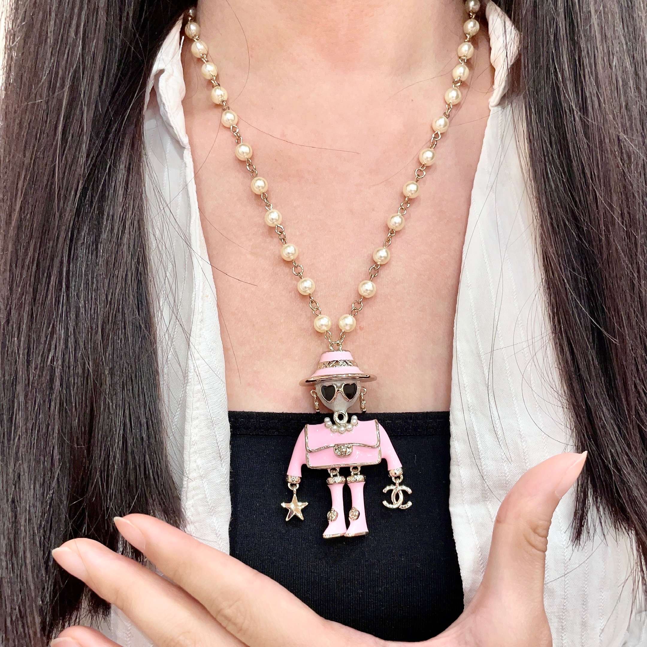 Chanel香奈儿 中古 项链👀小香家的款式真心无需多介绍😘🎶每一款都超好看，精致大方，非常显气质.