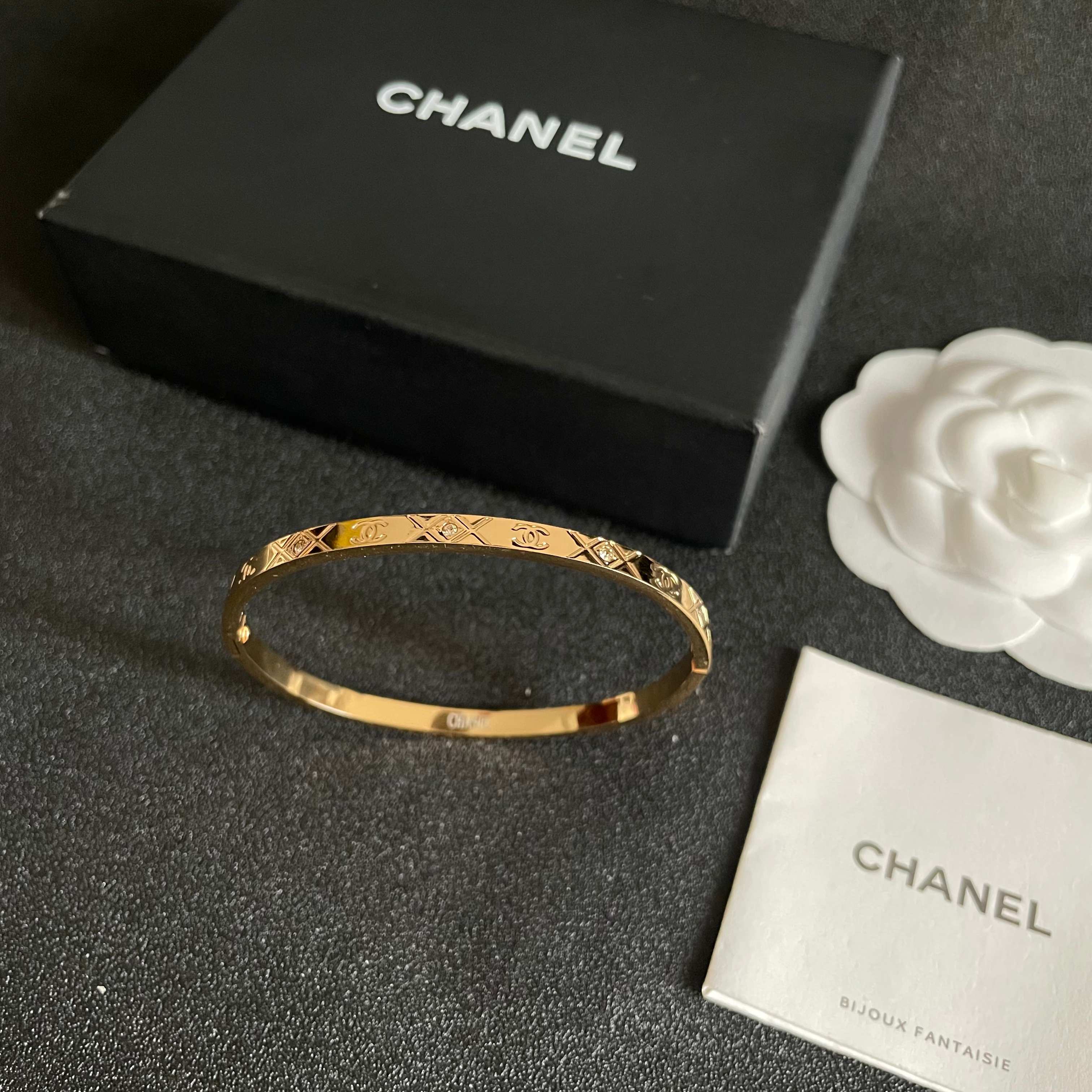 香奈儿 Chanel 高定典藏高定典雅奢华珠宝首饰项链手链戒指 #D704E9F0 5