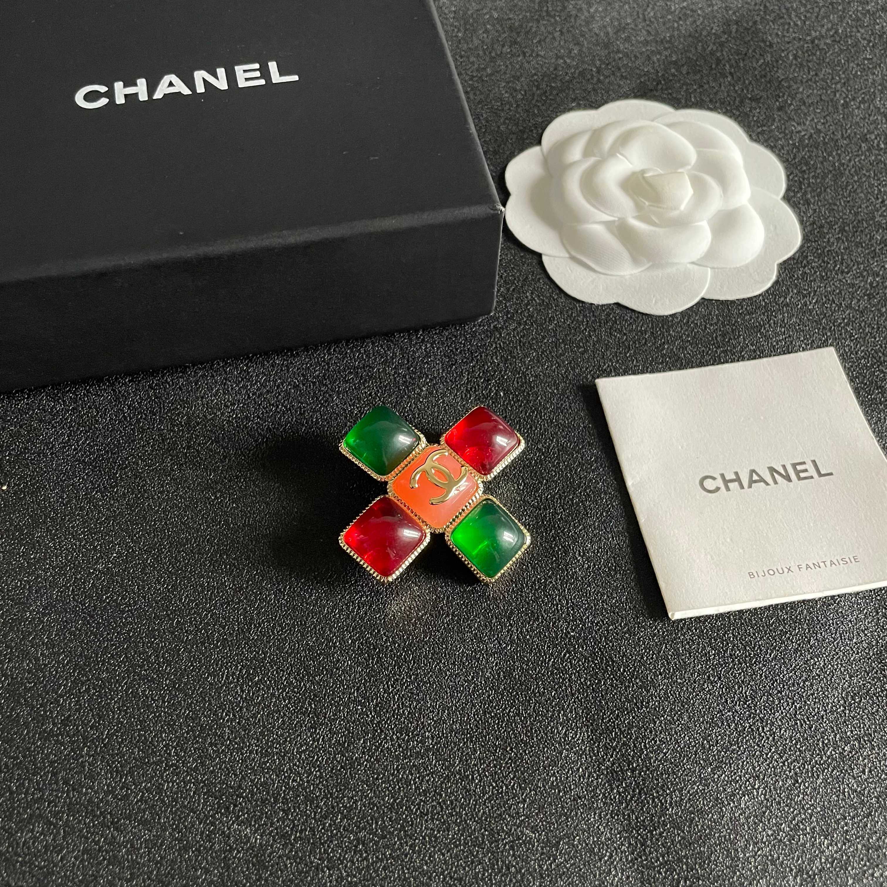 香奈儿 Chanel 传世高定珠宝耳环项链戒指首饰 #367AD492 6