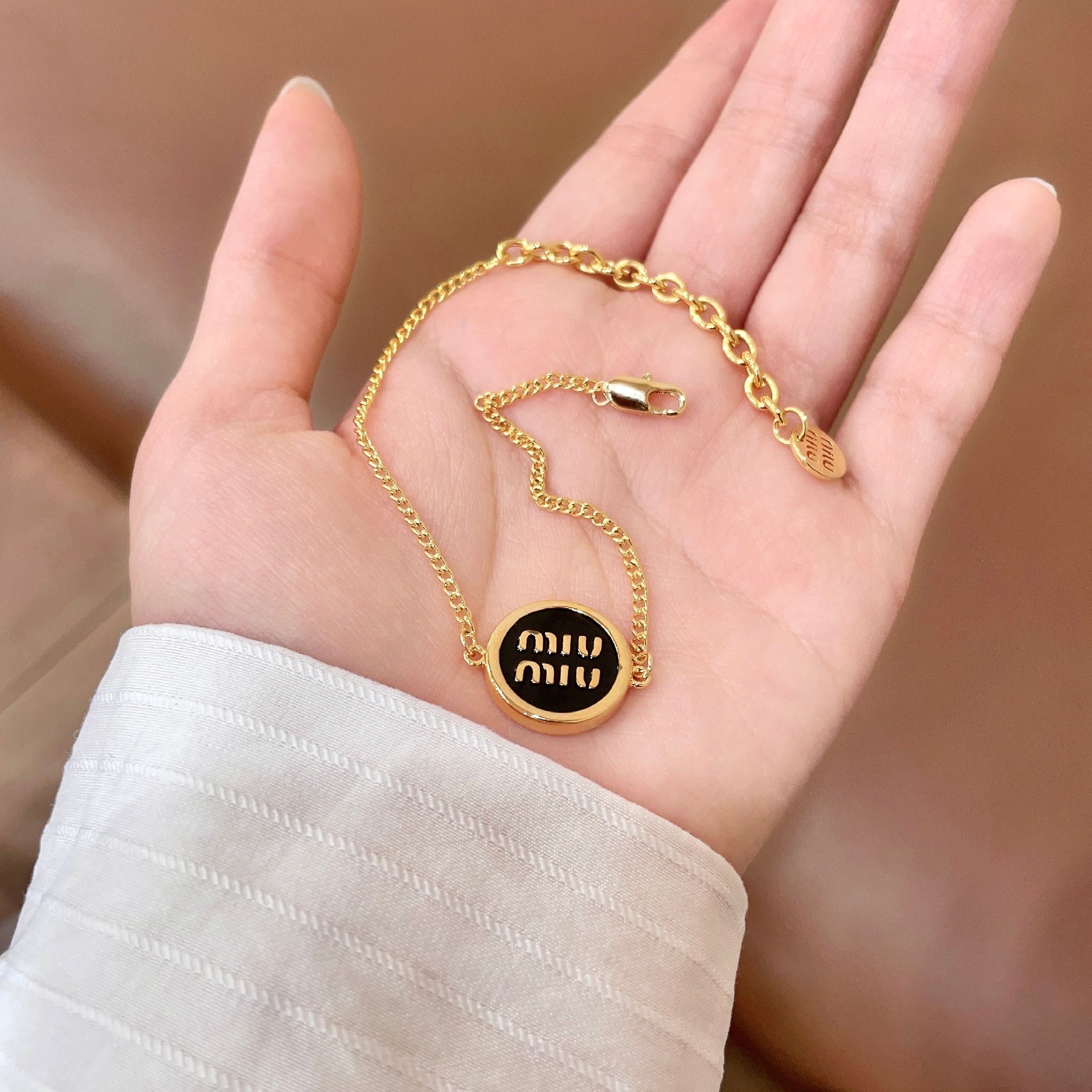 Miu Miu ZP打版 miumiu字母手链