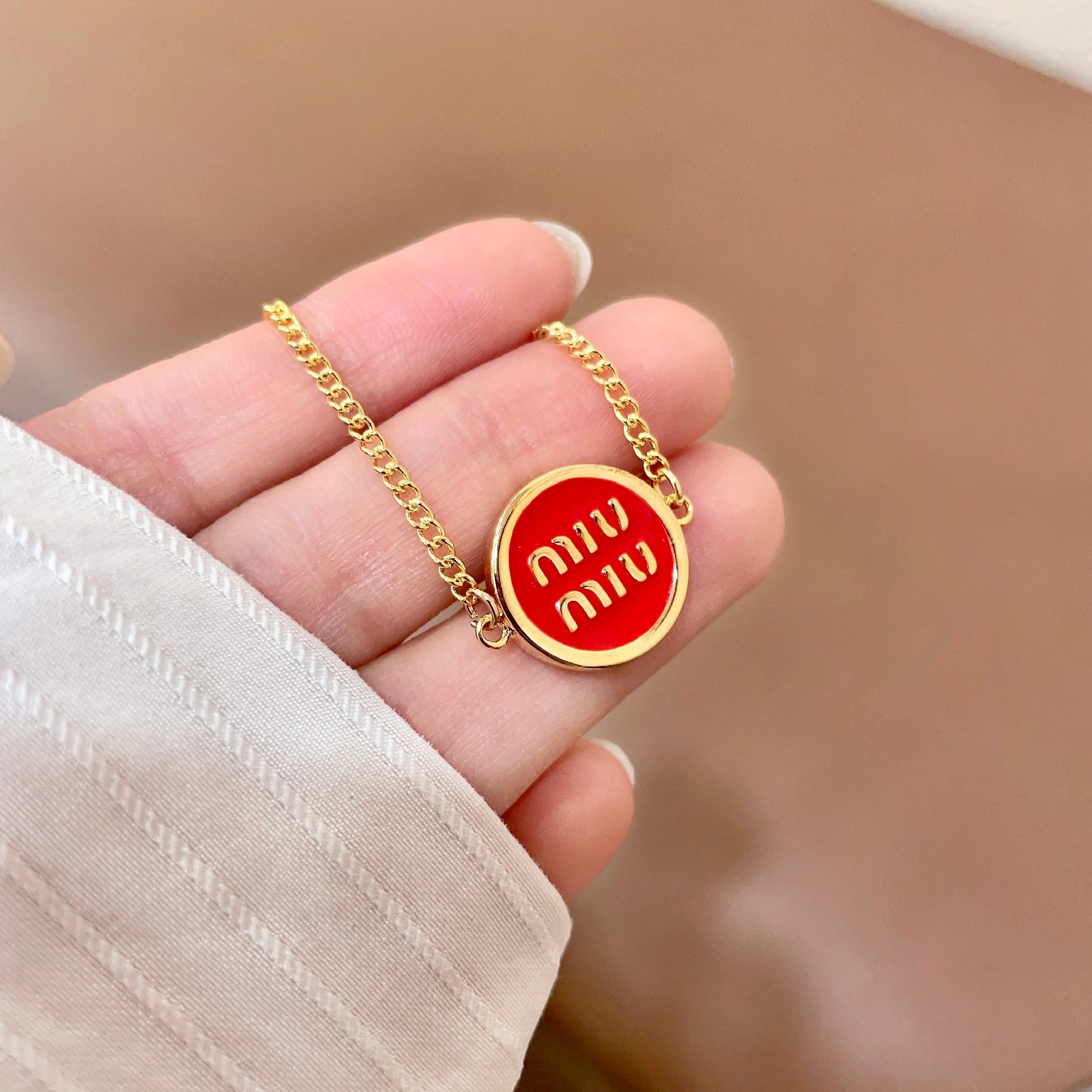 Miu Miu ZP打版 miumiu字母手链