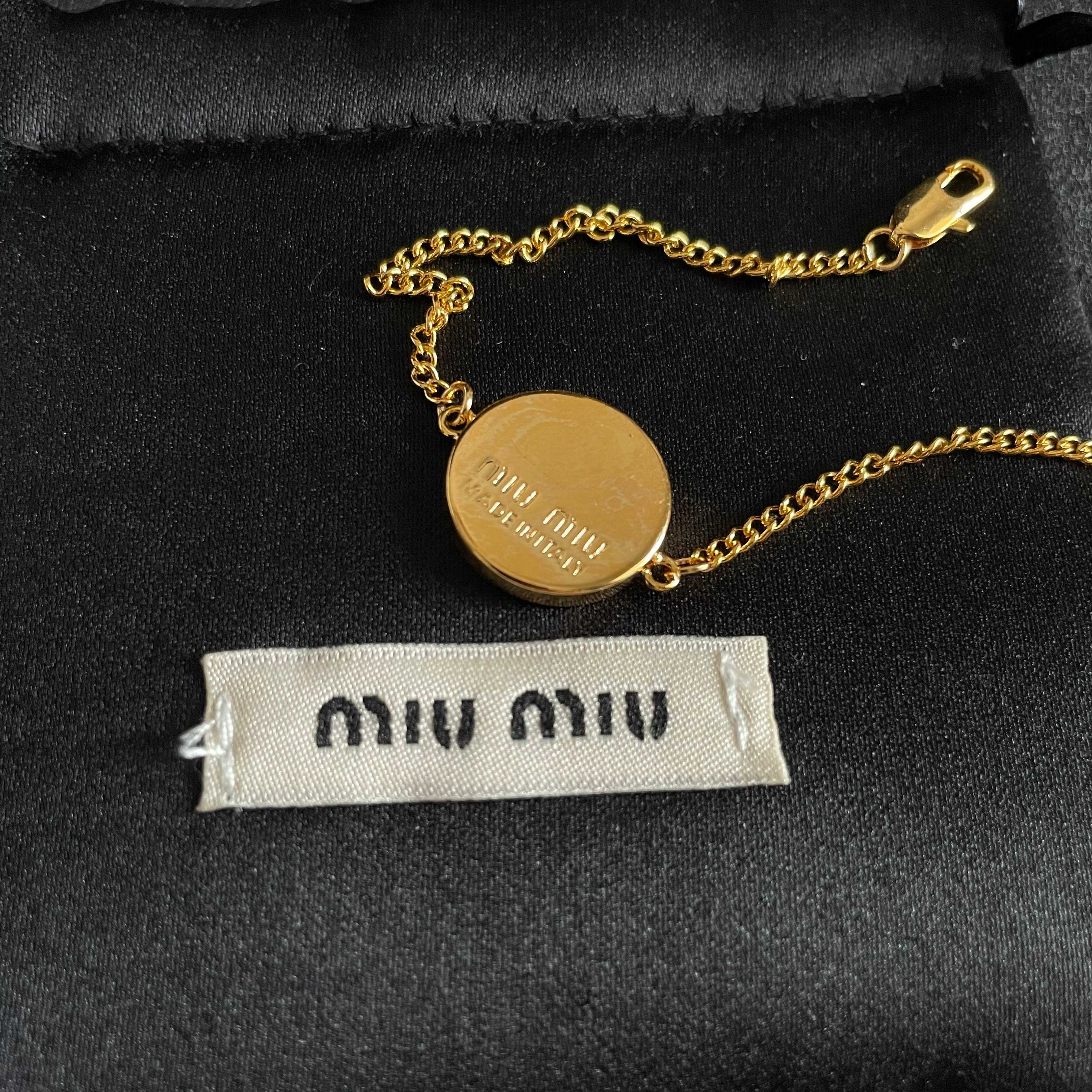 Miu Miu ZP打版 miumiu字母手链