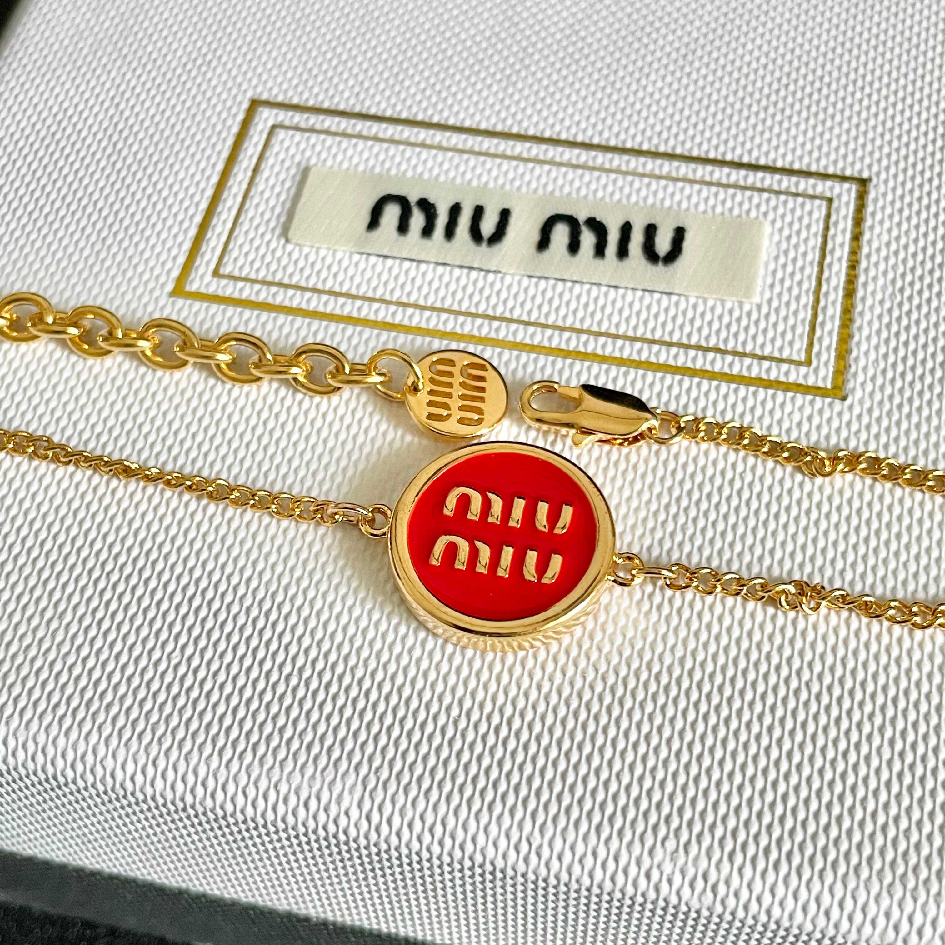 Miu Miu ZP打版 miumiu字母手链