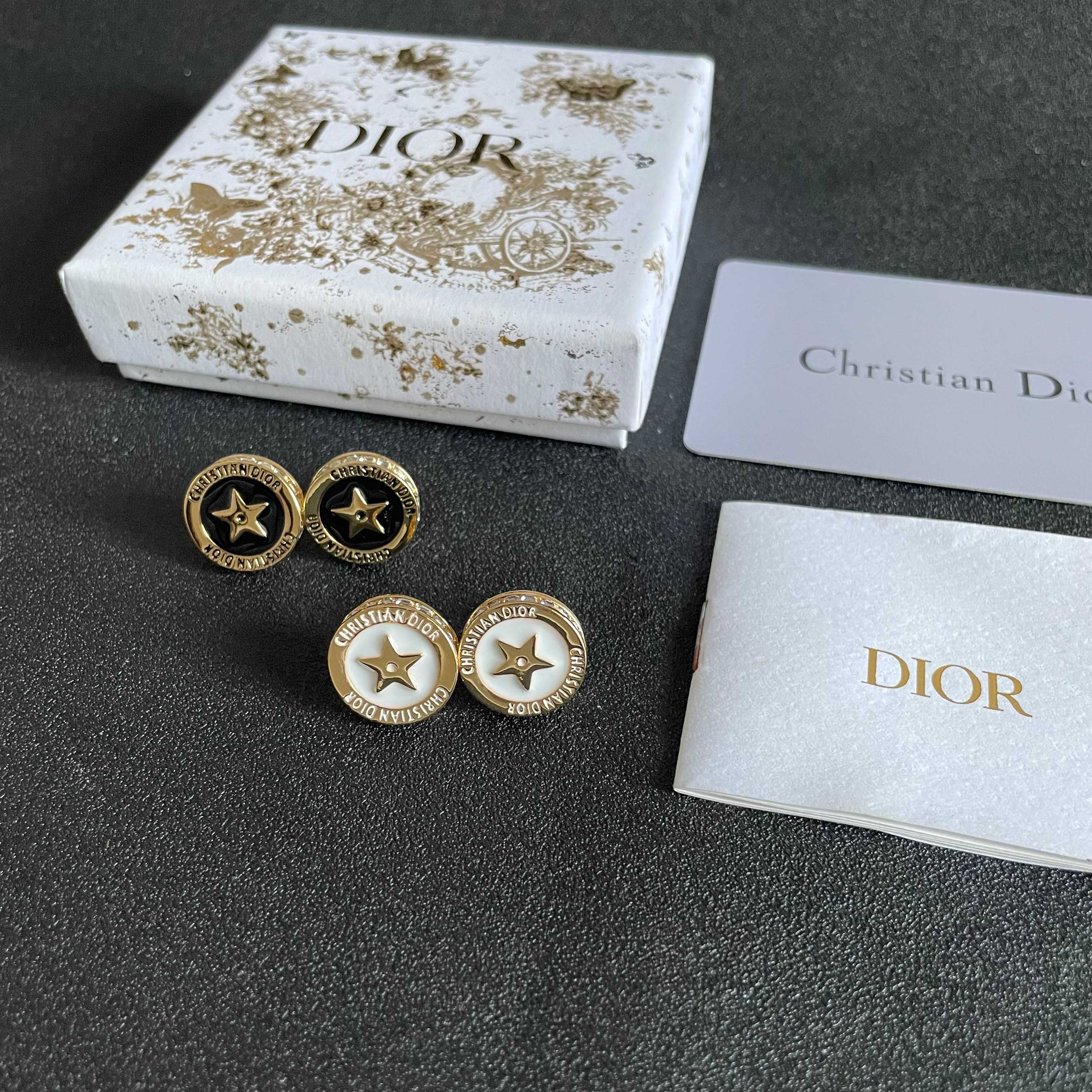 Dior Dior 迪奥 中古 耳环 一致上新 精选 黄铜材质 甜美气质高